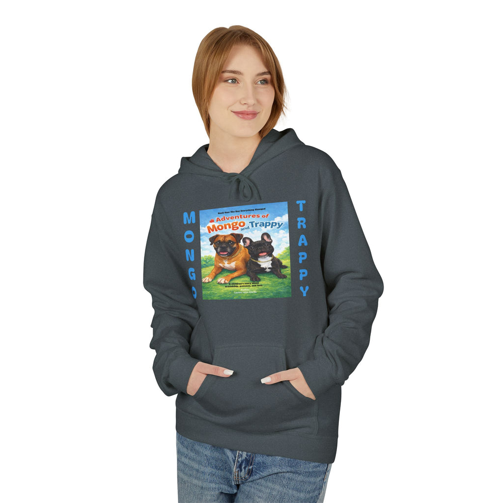 Mongo & Trappy Hoodie — "Adventures of Mongo and Trappy" QR-Scan Graphic Hoodie
