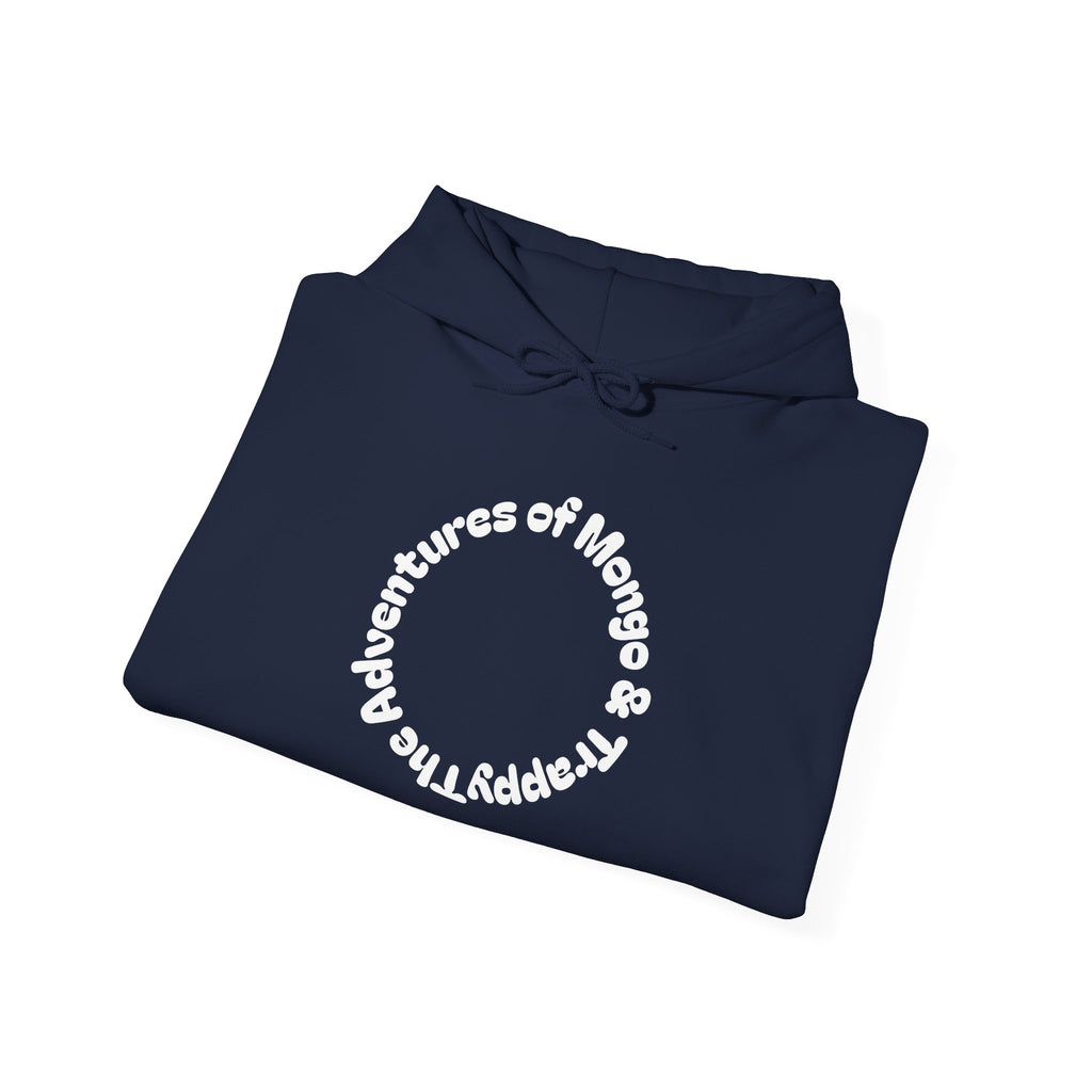 Dog Adventure Hoodie — "The Adventures of Mongo & Trappy" Graphic Hooded Sweatshirt