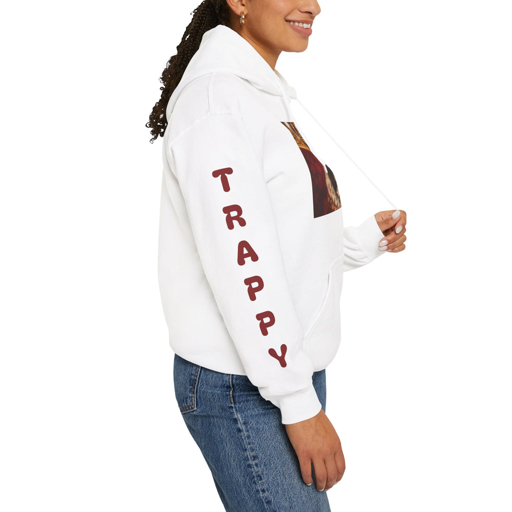 King Tuffy Crowned Dog Hoodie — Royal Dog Portrait Sweatshirt