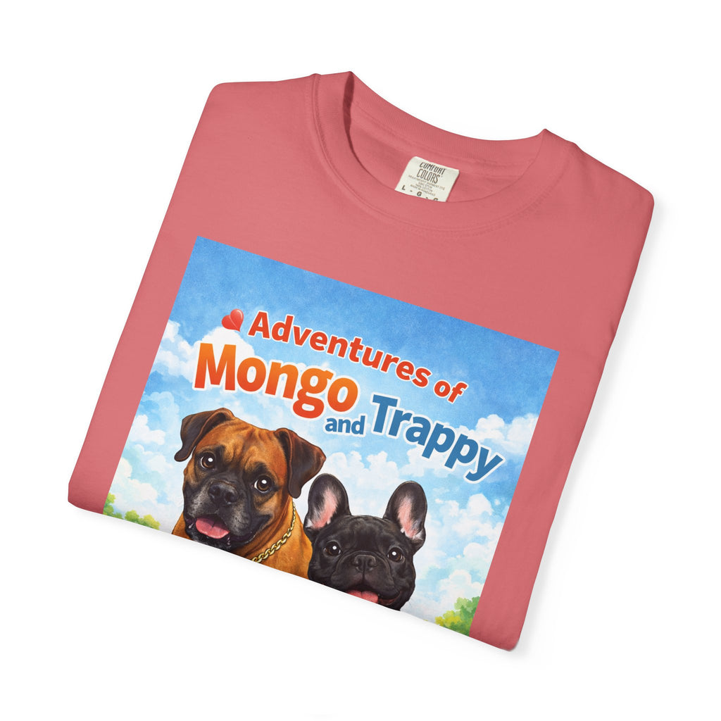 Adventures of Mongo and Trappy T-shirt | Dog Illustration, Cartoon Pets
