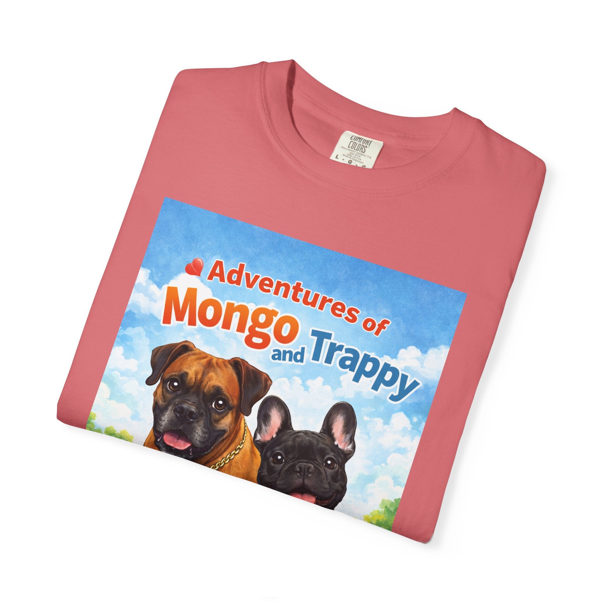 Adventures of Mongo and Trappy T-shirt | Dog Illustration, Cartoon Pets