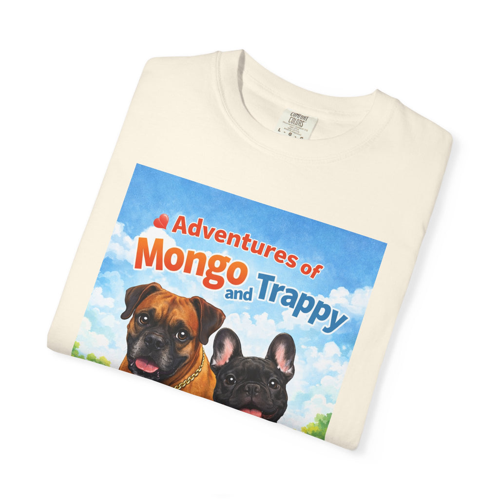 Adventures of Mongo and Trappy T-shirt | Dog Illustration, Cartoon Pets