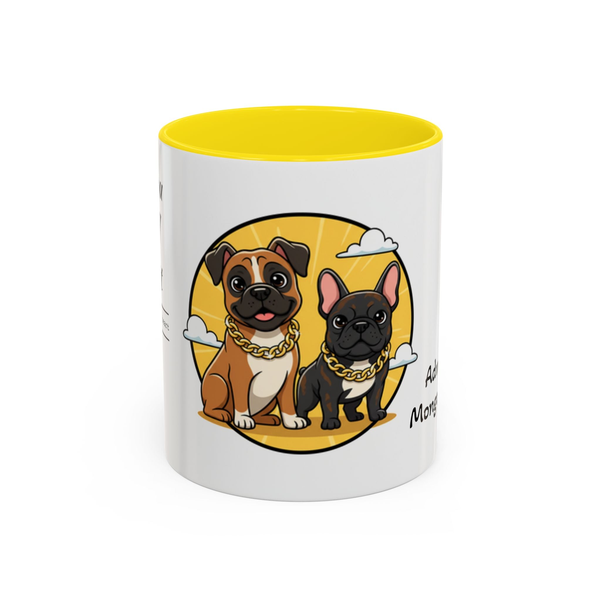 Coffee Mug — 'Adventures of Mongo and Trappy' Cartoon Dog Mug
