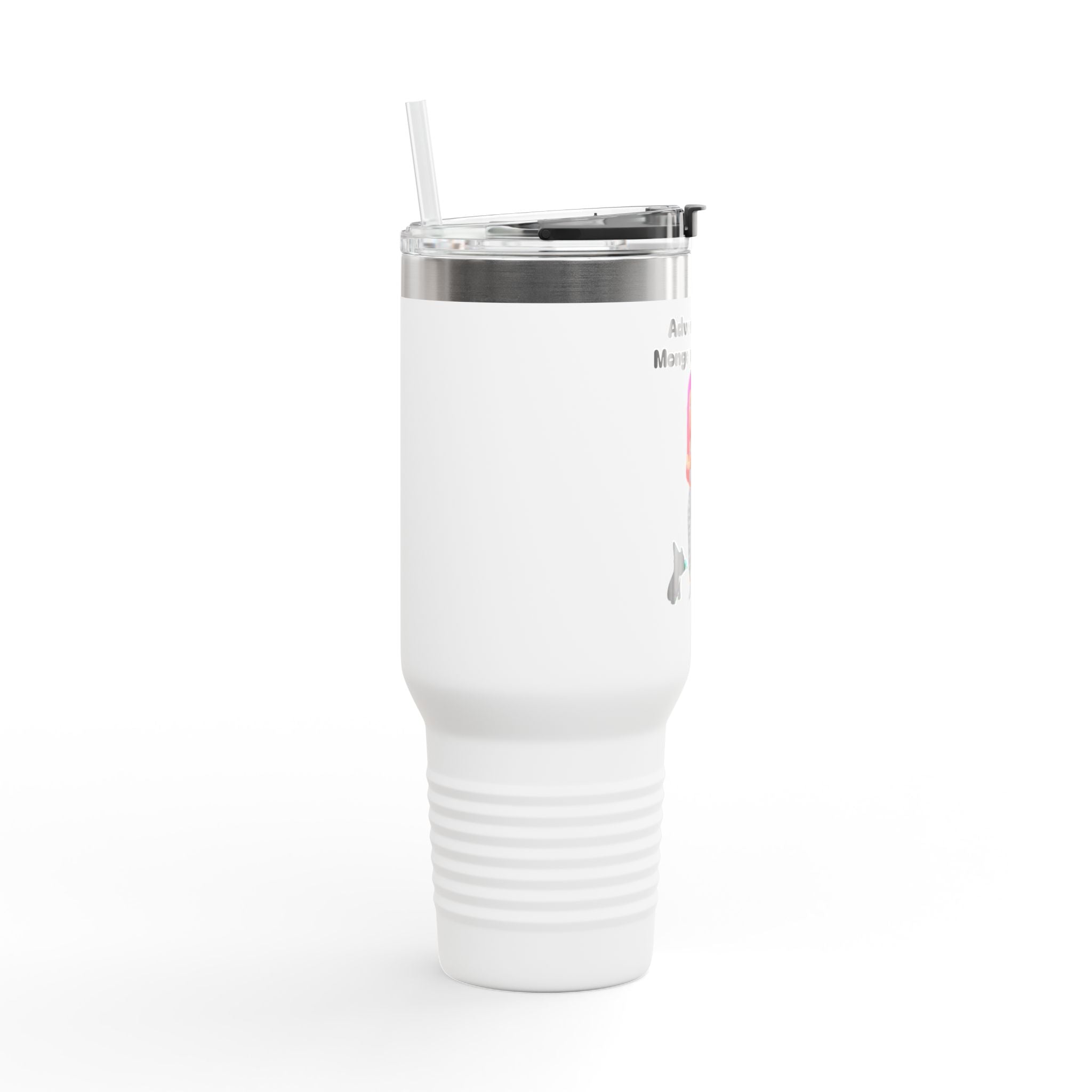 40oz Insulated Travel Mug — Adventures of Mongo and Trappy Personalized Pet & Owner Tumbler