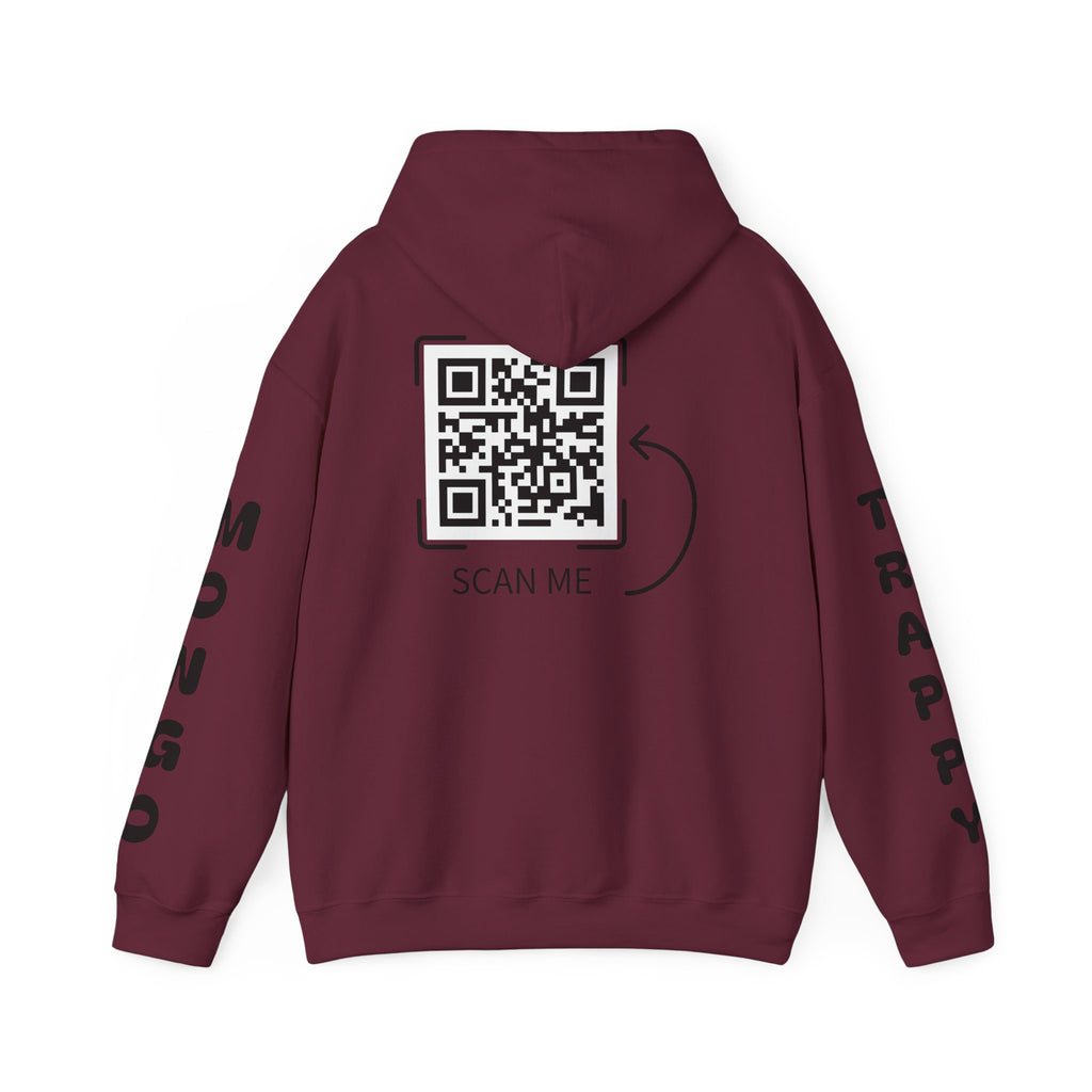 Dog Duo Hoodie — "Mongo and Trappy" Portrait Hoodie with QR Code