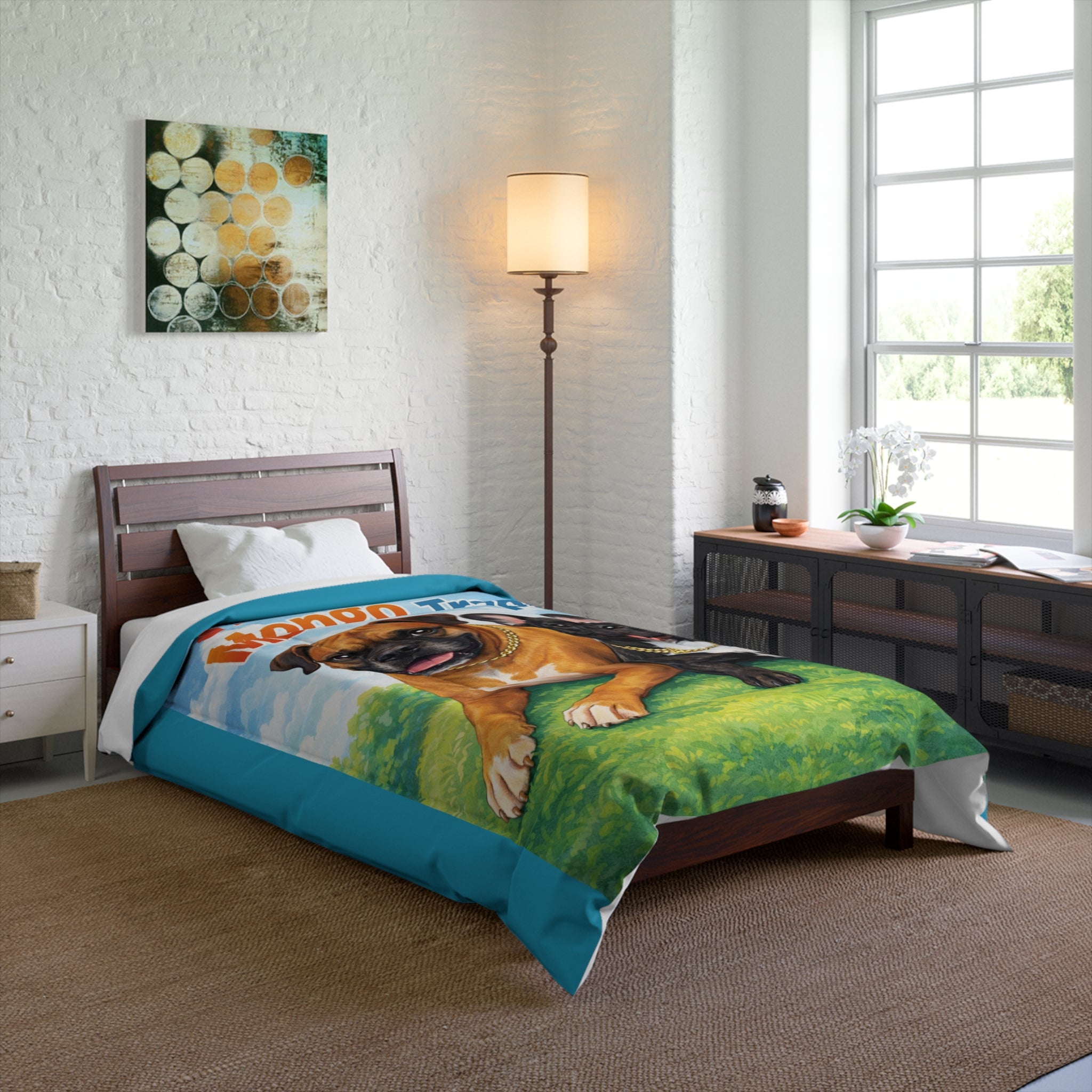Adventures of Mongo & Trappy Comforter — Cute Dog Kids Bedding