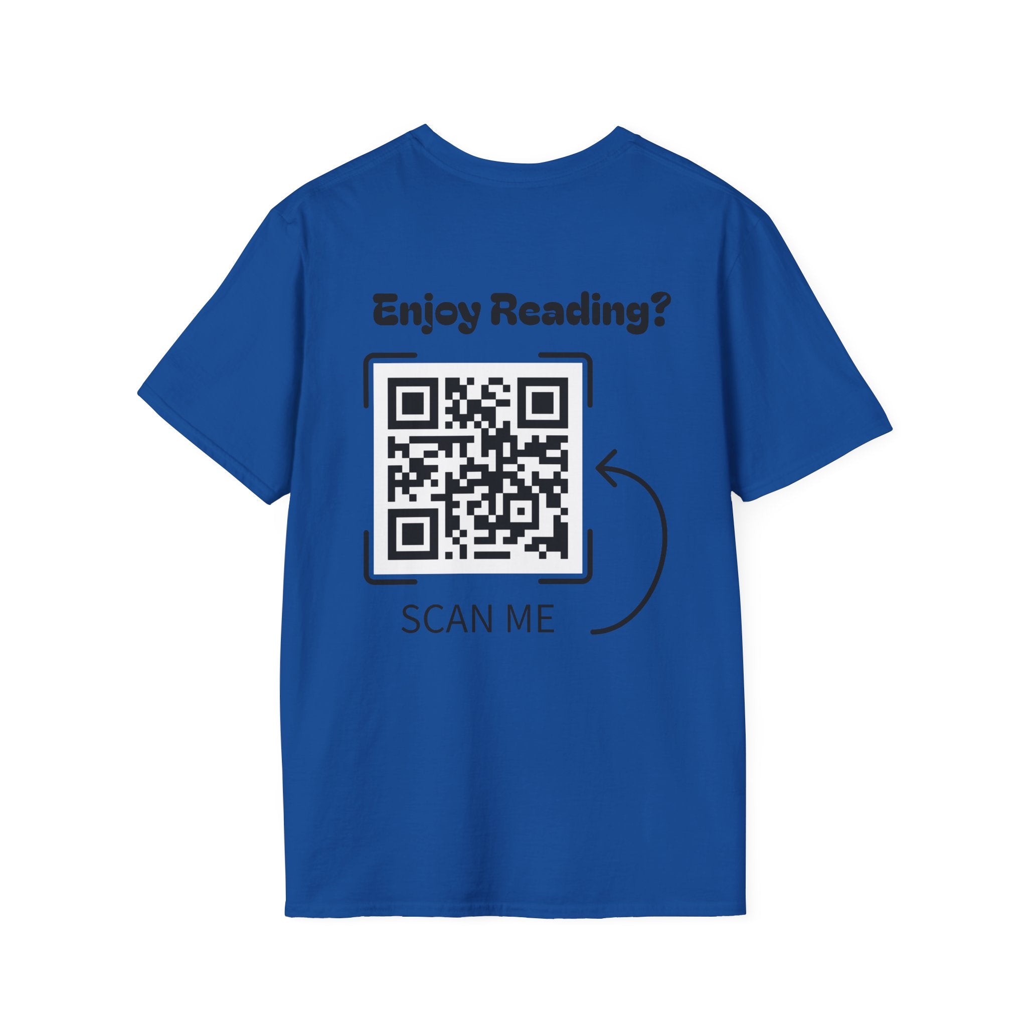 Adventure Graphic T-Shirt — “Adventures of Mongo & Trappy” with Back QR Code