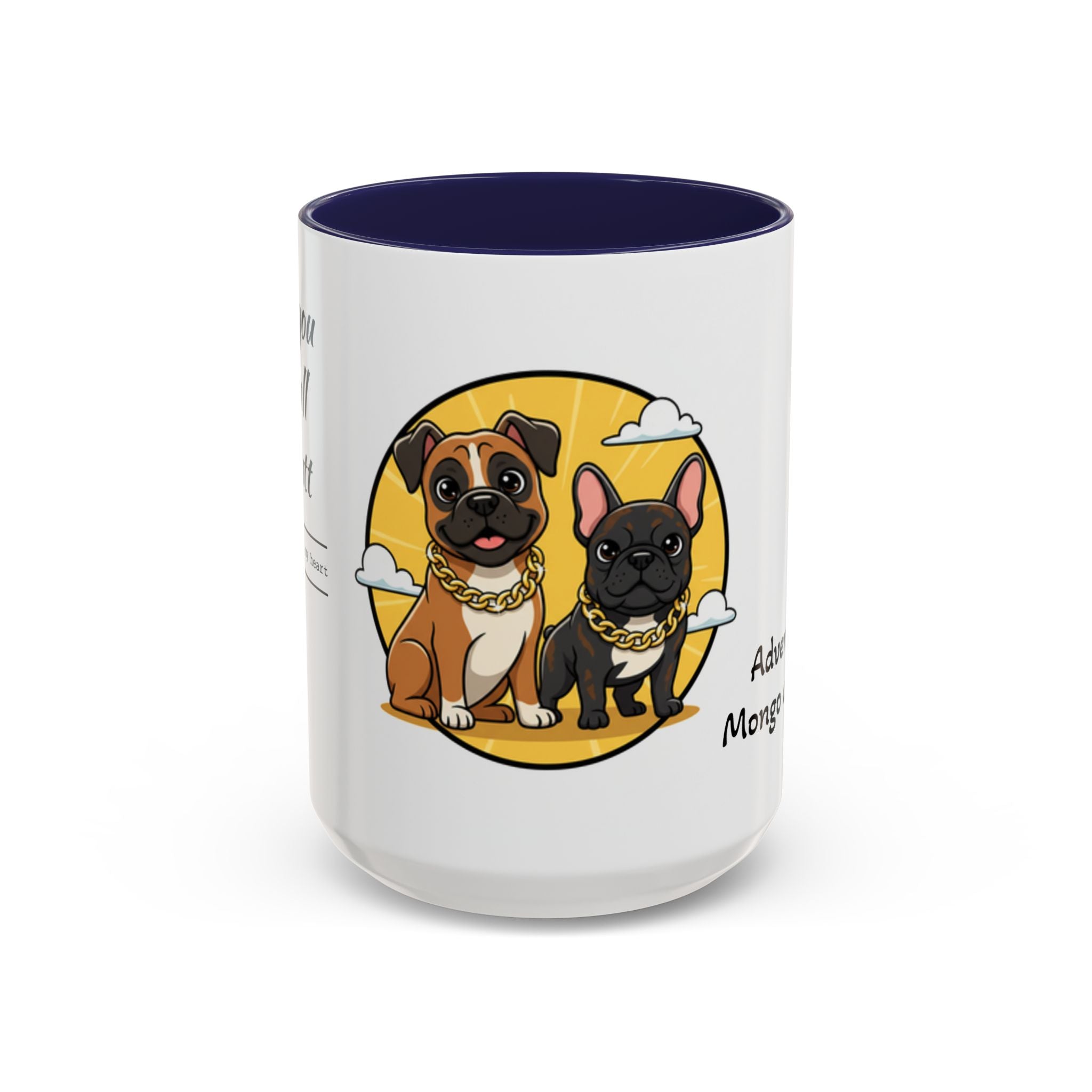 Coffee Mug — 'Adventures of Mongo and Trappy' Cartoon Dog Mug
