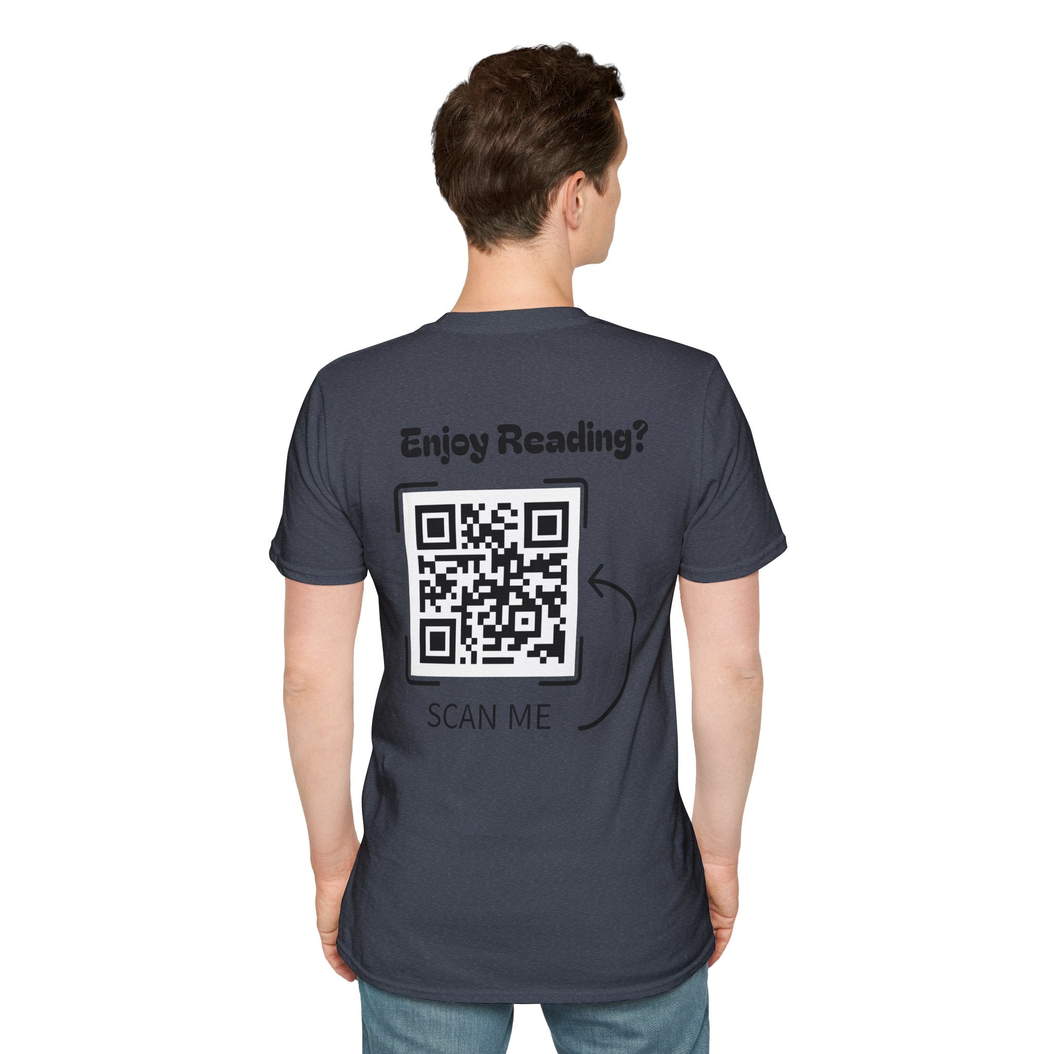 Adventure Graphic T-Shirt — “Adventures of Mongo & Trappy” with Back QR Code