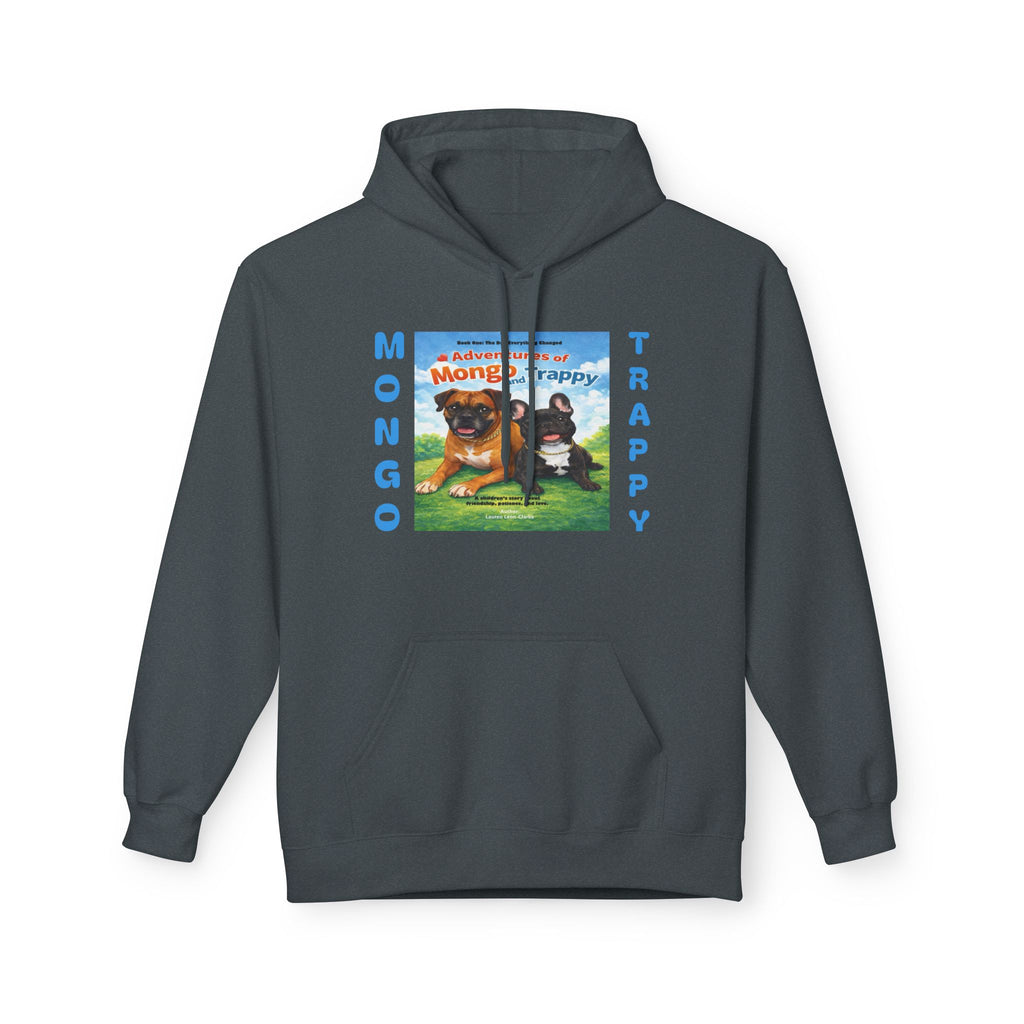 Mongo & Trappy Hoodie — "Adventures of Mongo and Trappy" QR-Scan Graphic Hoodie