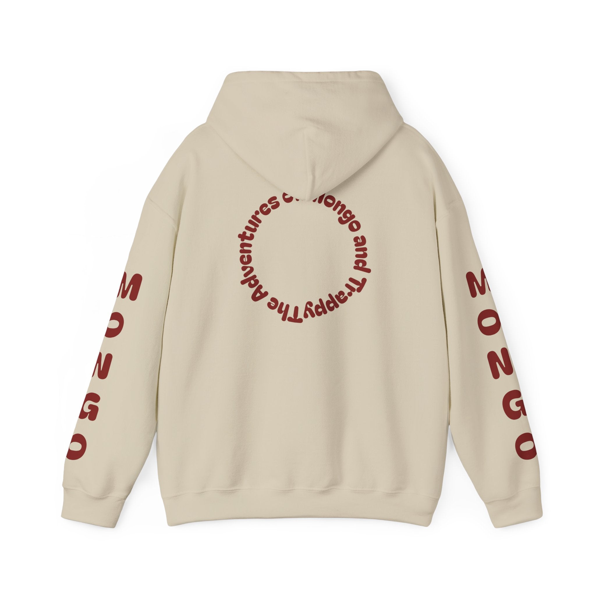 King Mungo Hoodie – Royal Dog Photo Pullover with 'Mungo' Sleeve Text