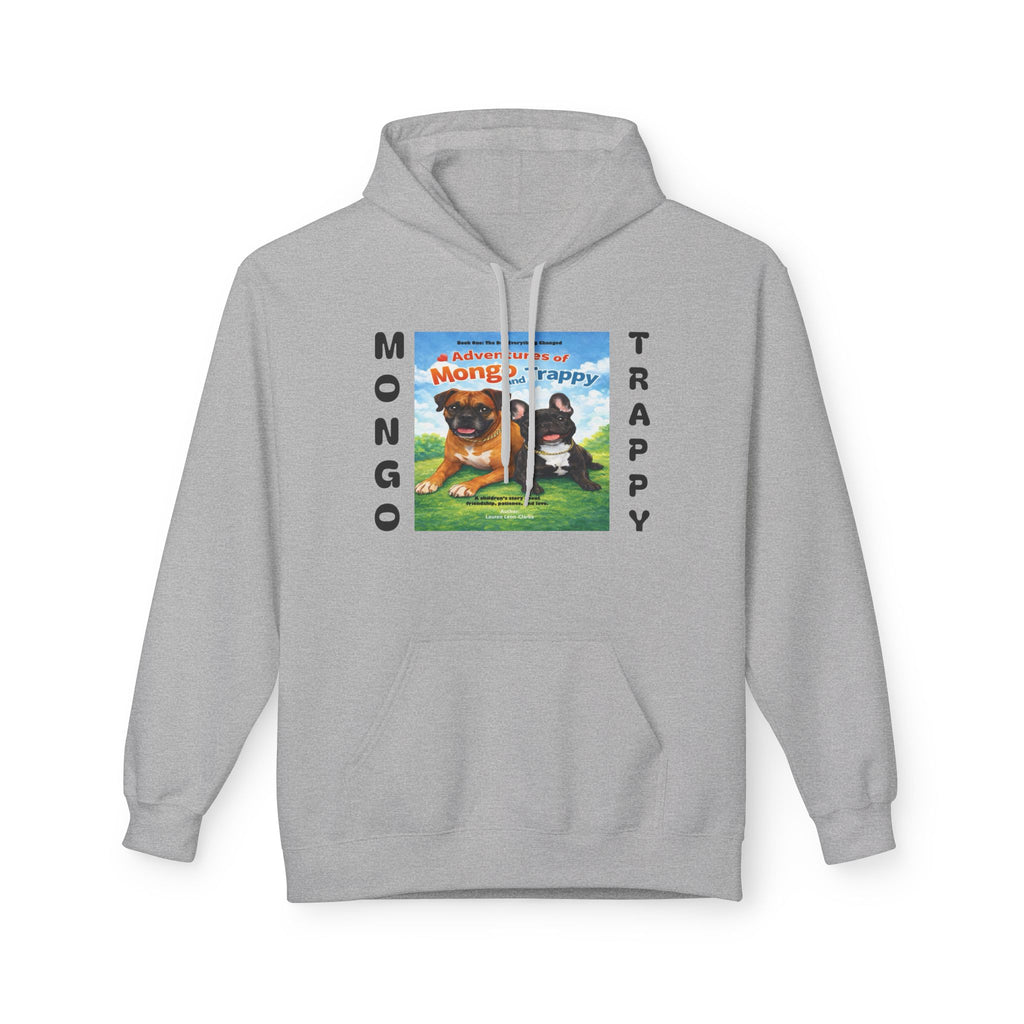 Mongo & Trappy Hoodie — "Adventures of Mongo and Trappy" QR-Scan Graphic Hoodie