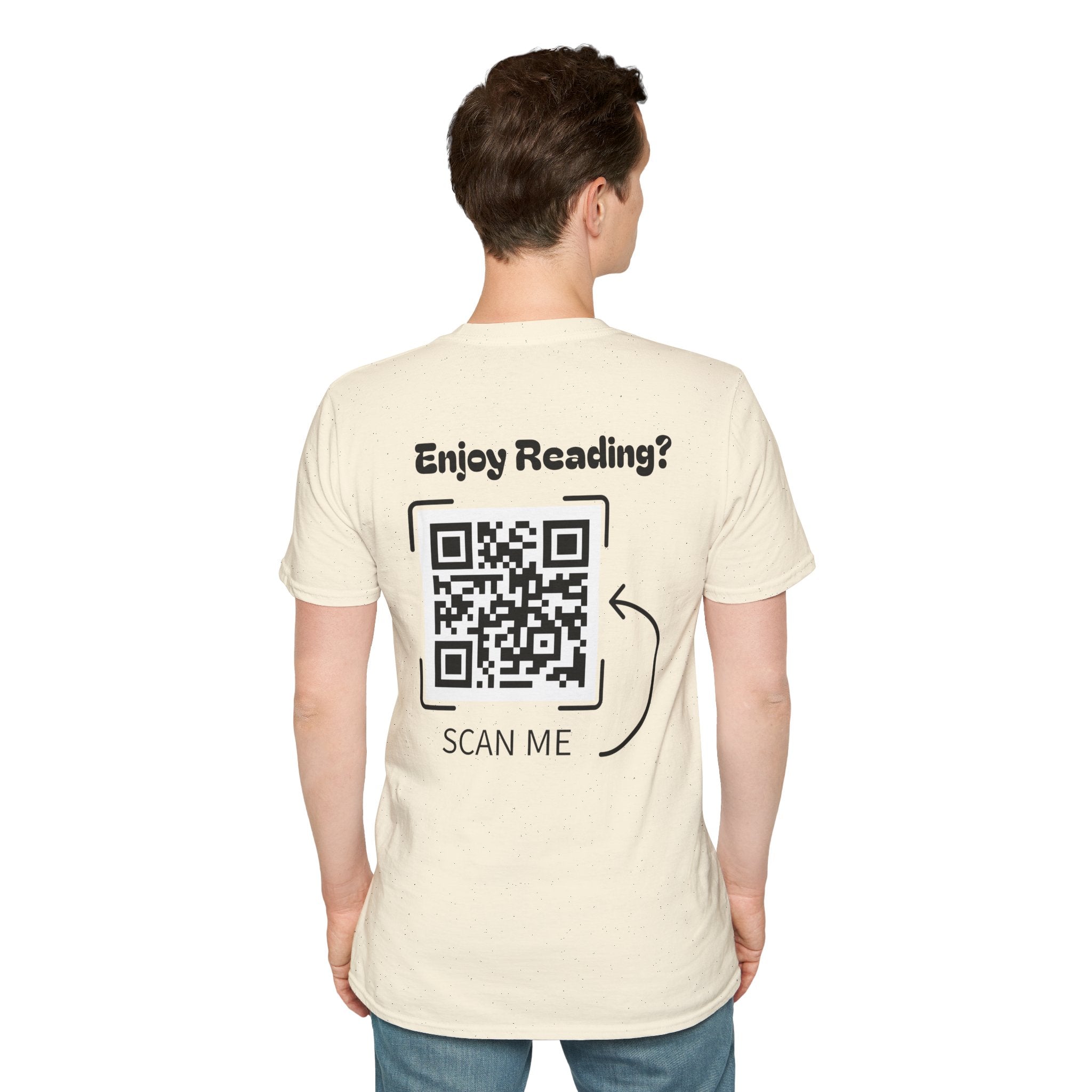 Adventure Graphic T-Shirt — “Adventures of Mongo & Trappy” with Back QR Code