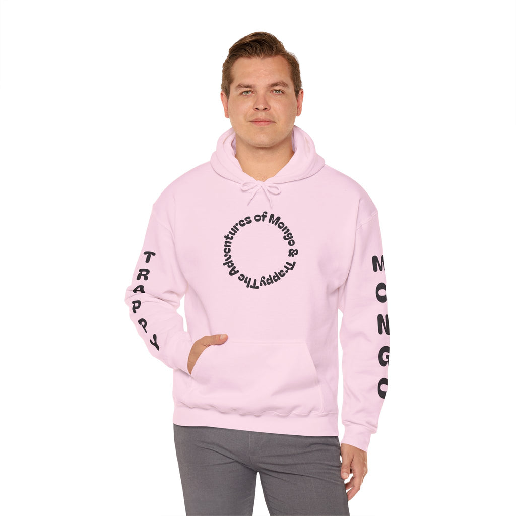 Dog Adventure Hoodie — "The Adventures of Mongo & Trappy" Graphic Hooded Sweatshirt