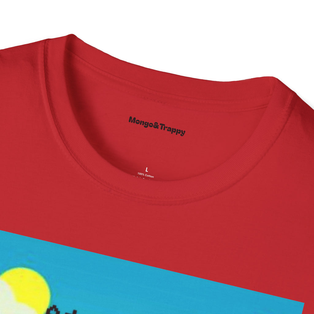 Adventure Graphic T-Shirt — “Adventures of Mongo & Trappy” with Back QR Code
