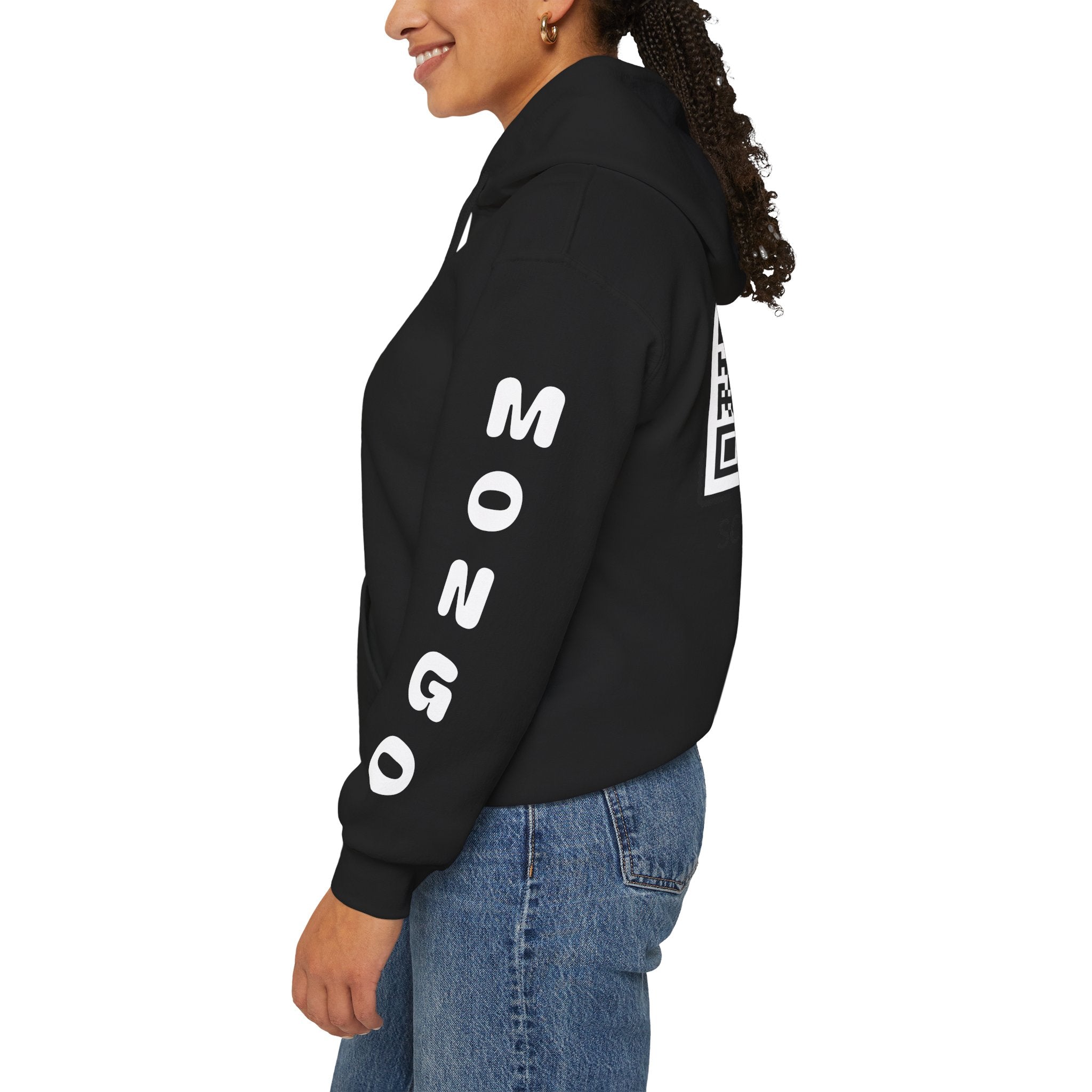Dog Duo Hoodie — "Mongo and Trappy" Portrait Hoodie with QR Code