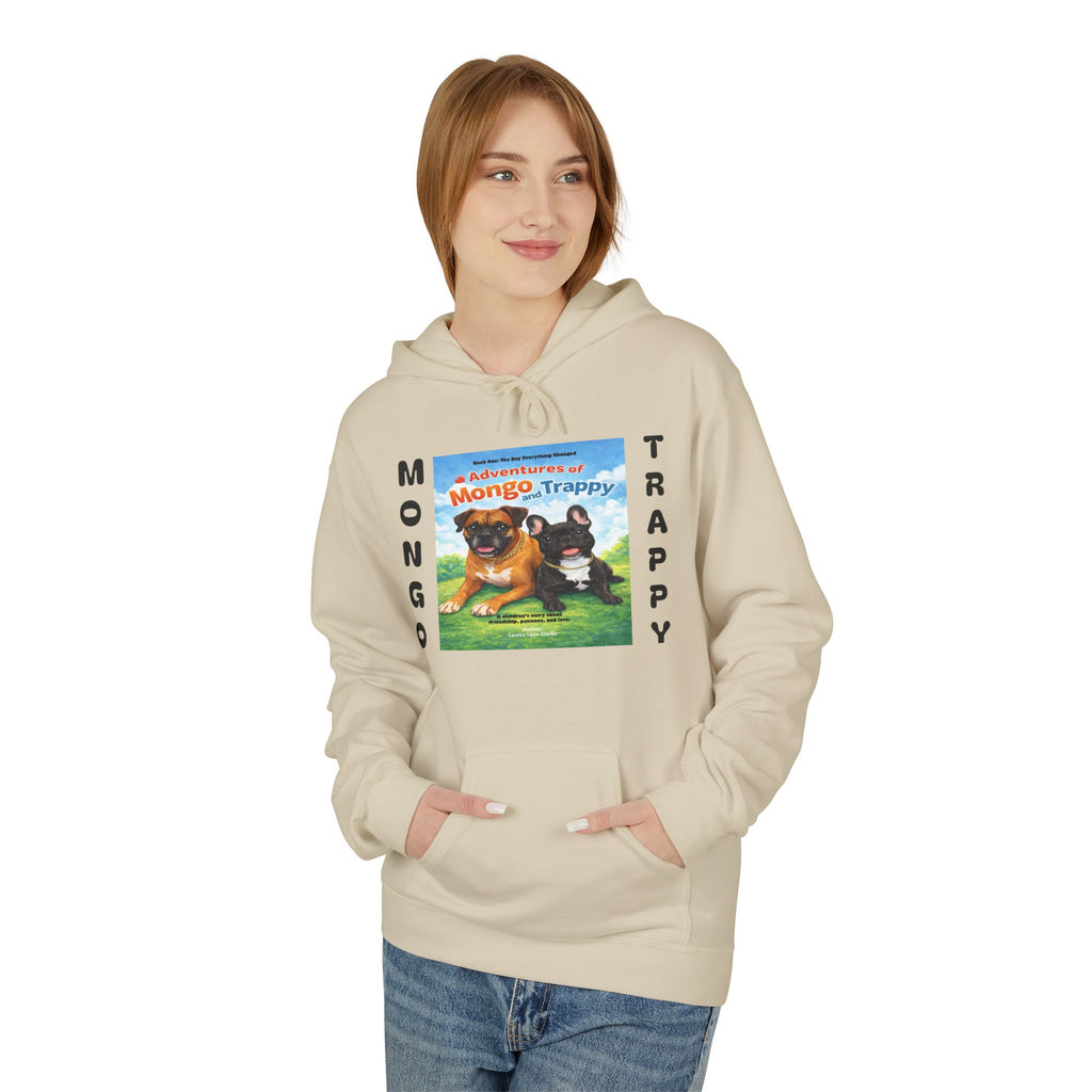 Mongo & Trappy Hoodie — "Adventures of Mongo and Trappy" QR-Scan Graphic Hoodie