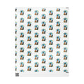 Gift Wrap Paper — Cute Dog Pattern with 'Dog Mom' Design