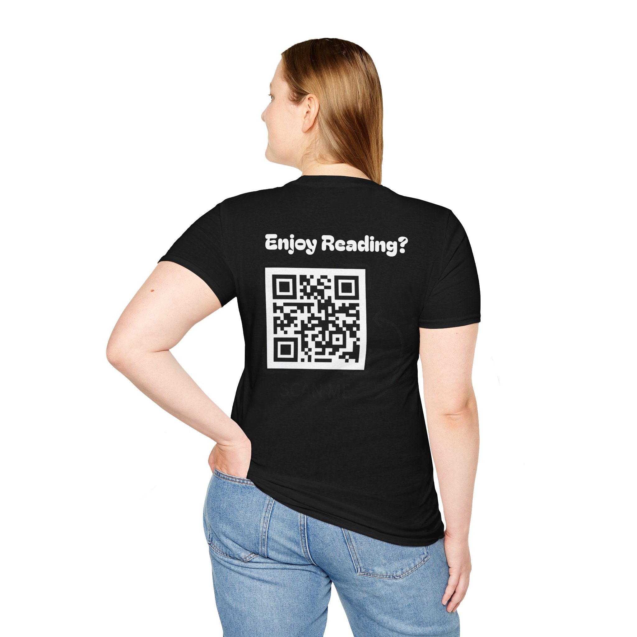 Adventure Graphic T-Shirt — “Adventures of Mongo & Trappy” with Back QR Code