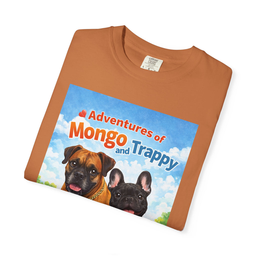 Adventures of Mongo and Trappy T-shirt | Dog Illustration, Cartoon Pets