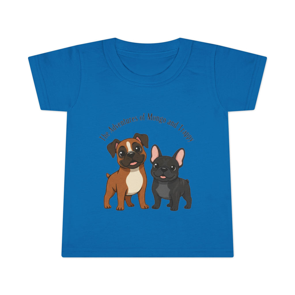 Toddler T‑Shirt  Cartoon  Pups “Mongo and Trappy”