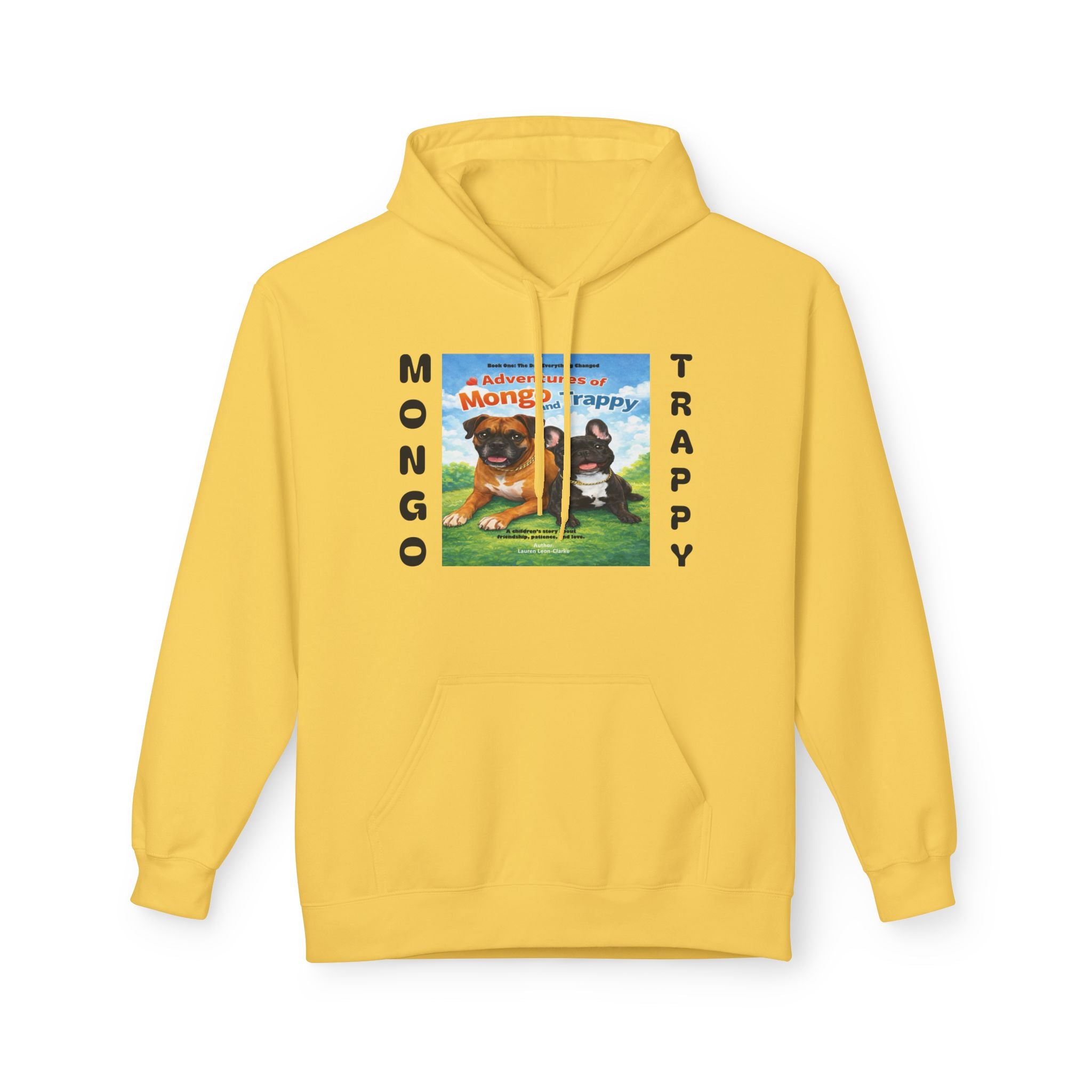 Mongo & Trappy Hoodie — "Adventures of Mongo and Trappy" QR-Scan Graphic Hoodie