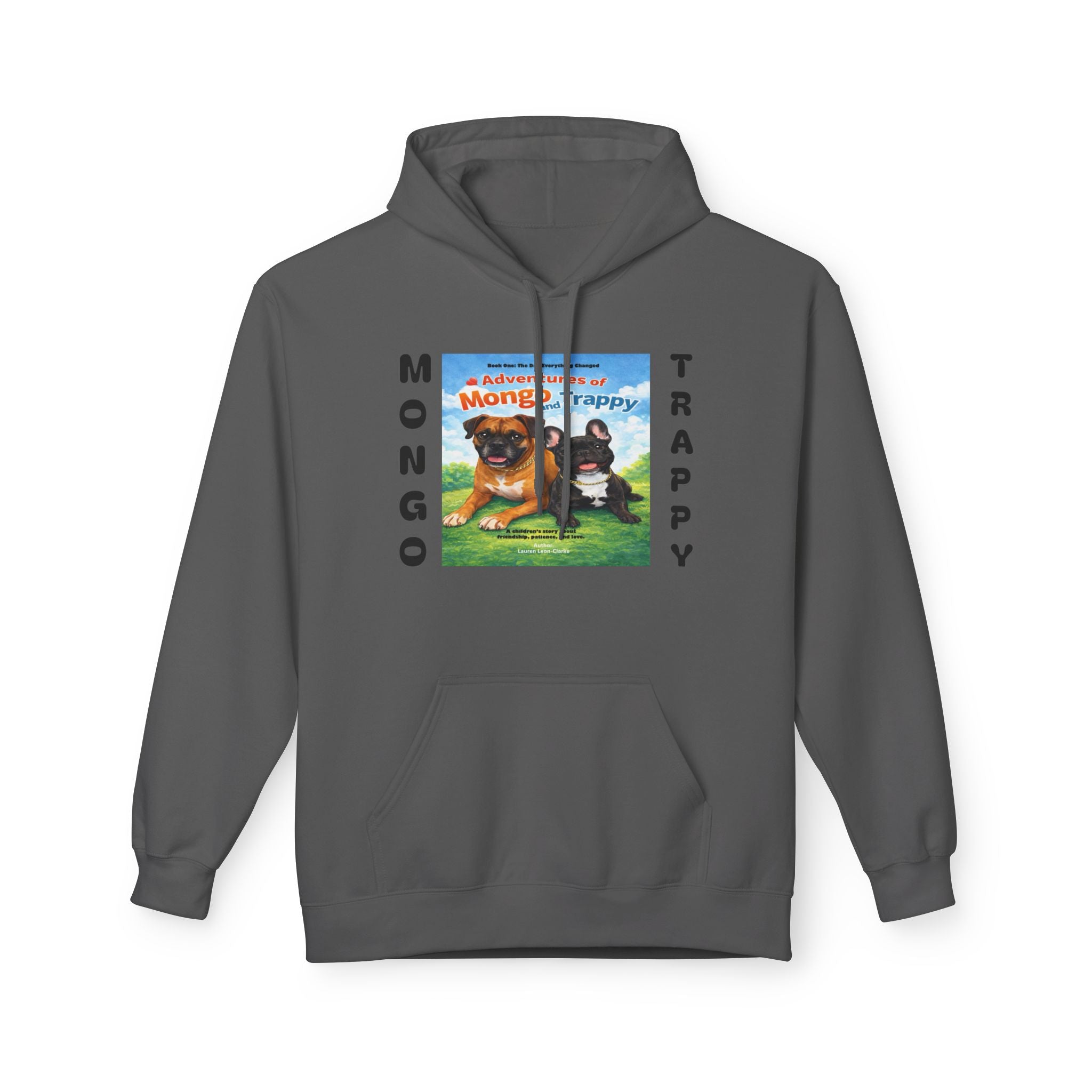 Mongo & Trappy Hoodie — "Adventures of Mongo and Trappy" QR-Scan Graphic Hoodie