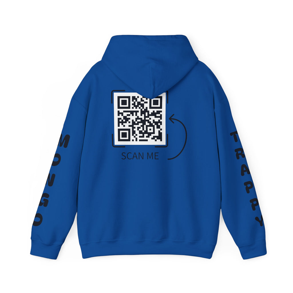 Dog Duo Hoodie — "Mongo and Trappy" Portrait Hoodie with QR Code