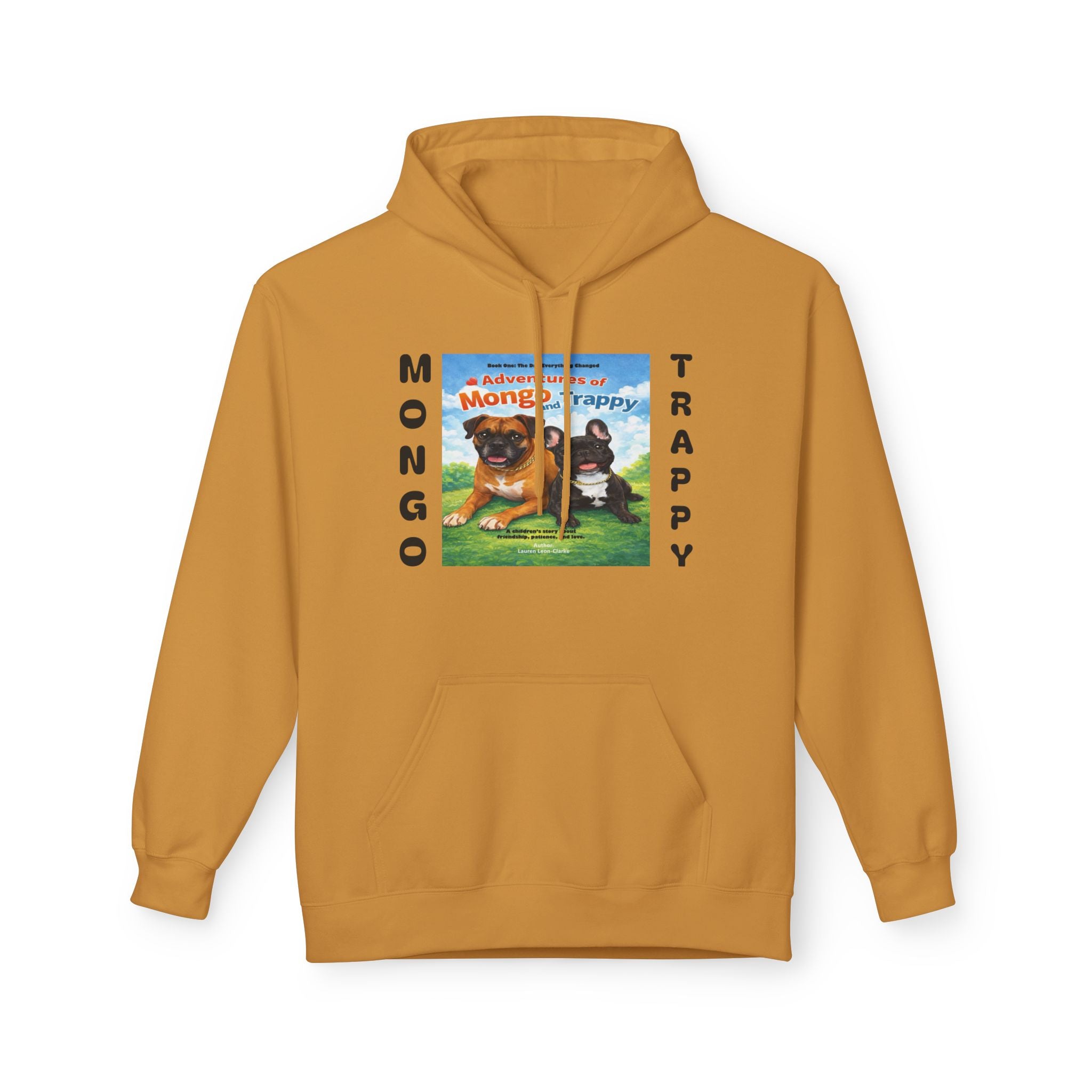 Mongo & Trappy Hoodie — "Adventures of Mongo and Trappy" QR-Scan Graphic Hoodie