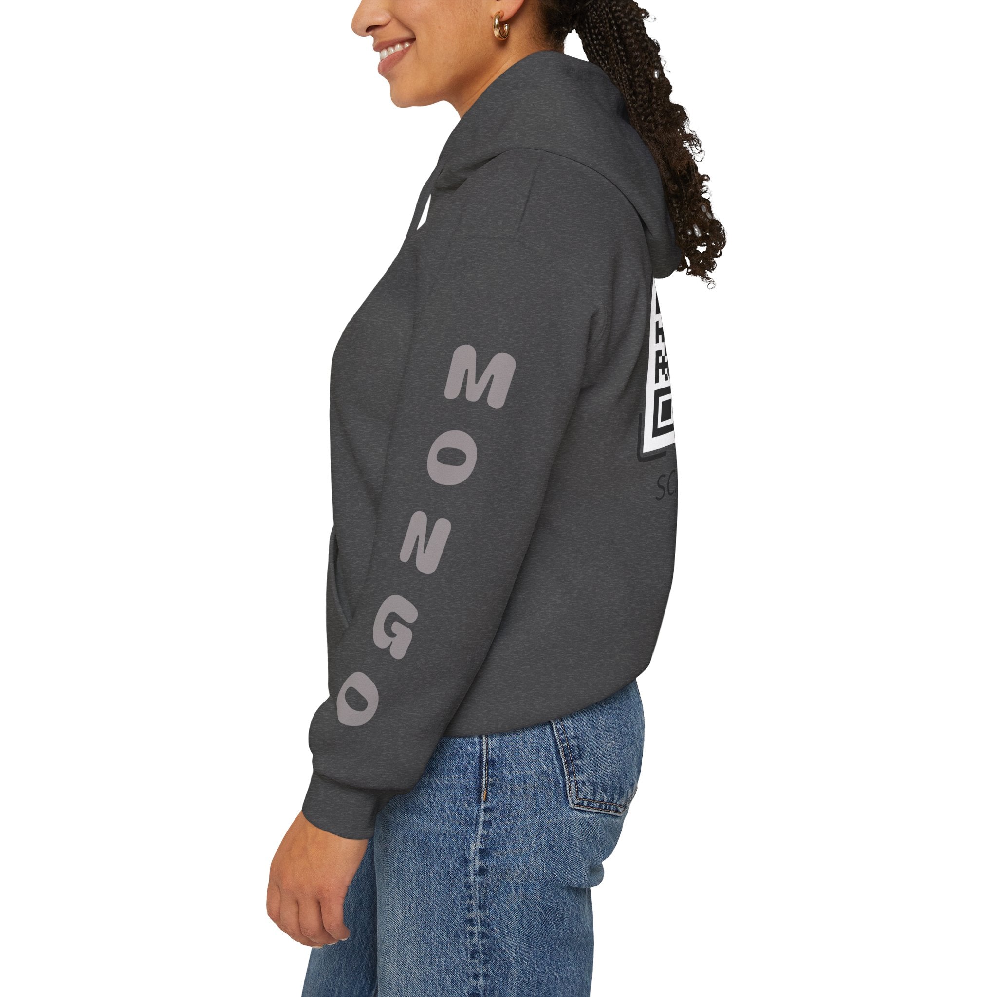 Dog Duo Hoodie — "Mongo and Trappy" Portrait Hoodie with QR Code