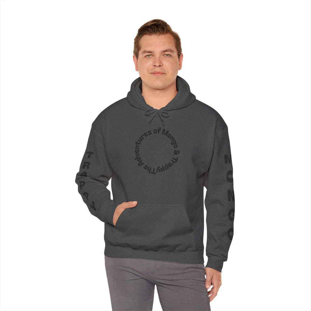 Dog Adventure Hoodie — "The Adventures of Mongo & Trappy" Graphic Hooded Sweatshirt