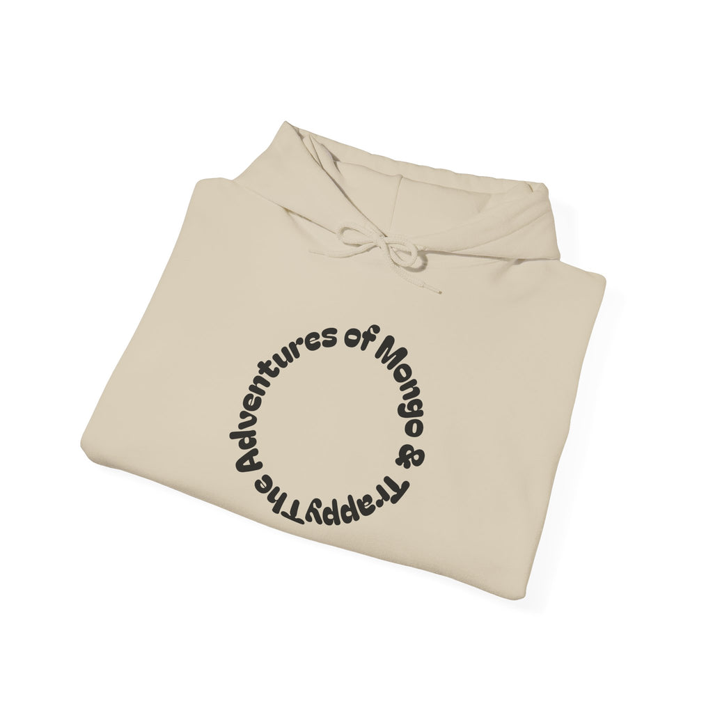 Dog Adventure Hoodie — "The Adventures of Mongo & Trappy" Graphic Hooded Sweatshirt