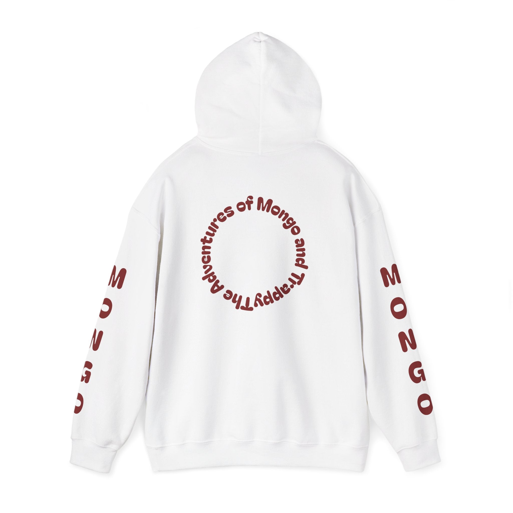 King Mungo Hoodie – Royal Dog Photo Pullover with 'Mungo' Sleeve Text