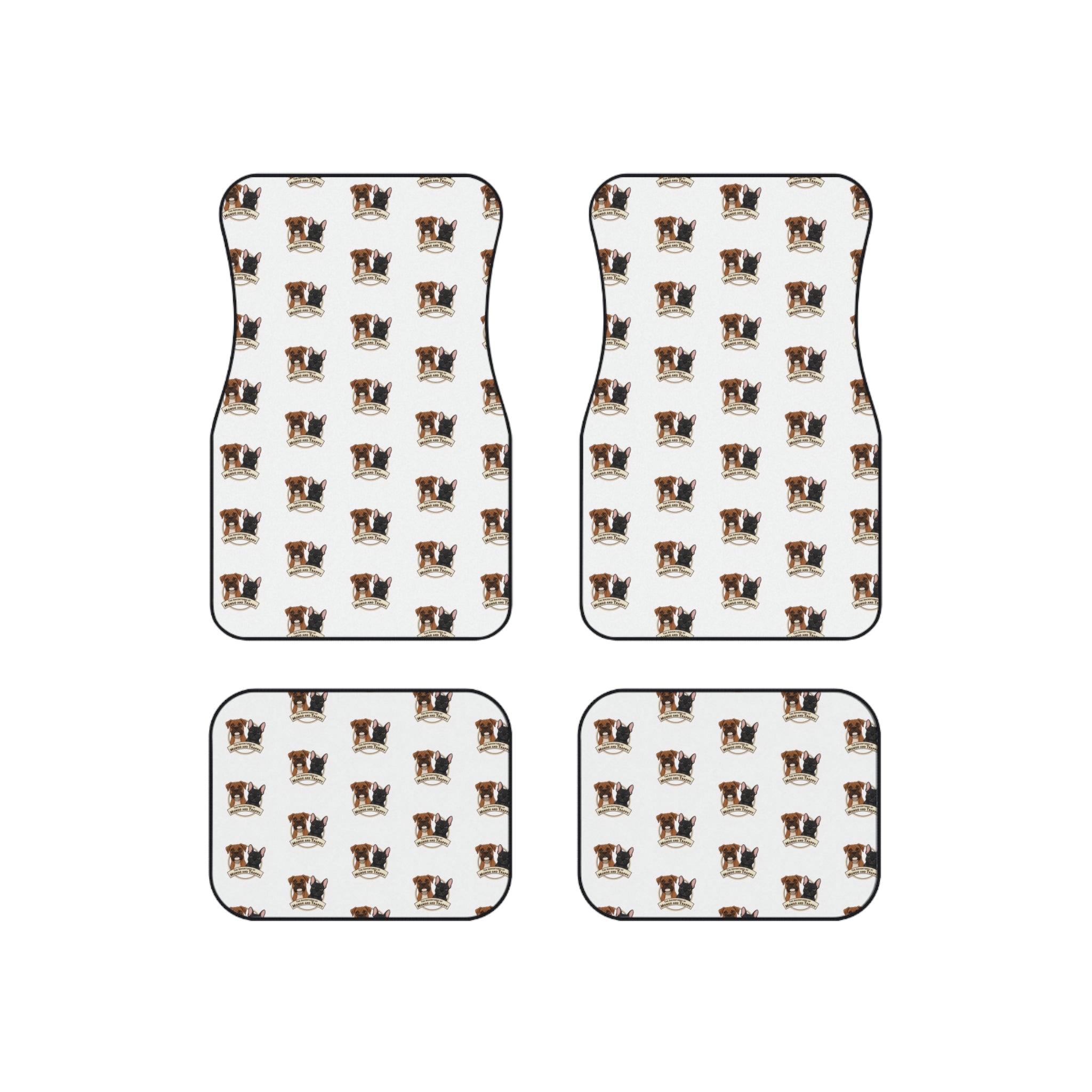 Adventures Pattern Car Floor Mats (Set of 4)
