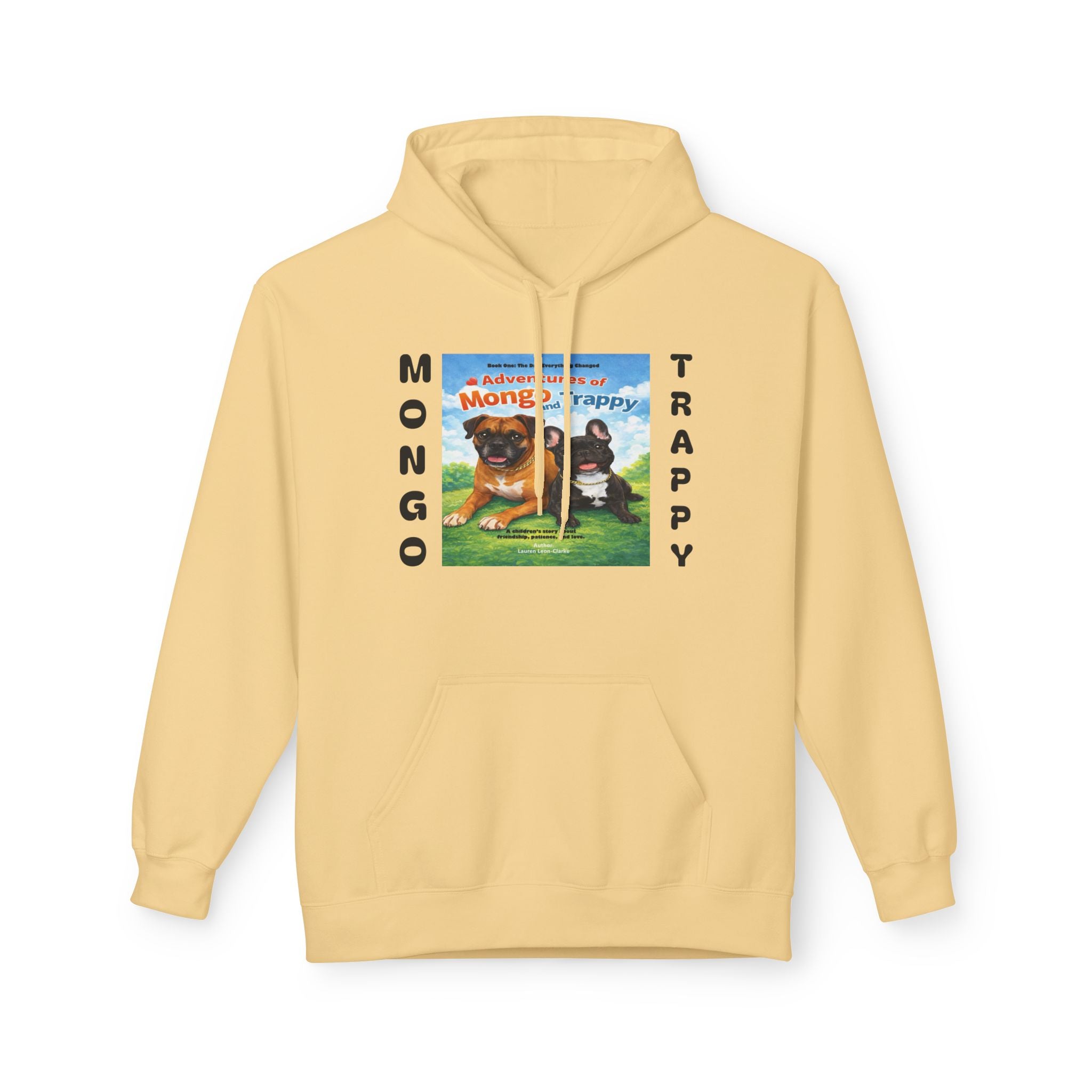Mongo & Trappy Hoodie — "Adventures of Mongo and Trappy" QR-Scan Graphic Hoodie