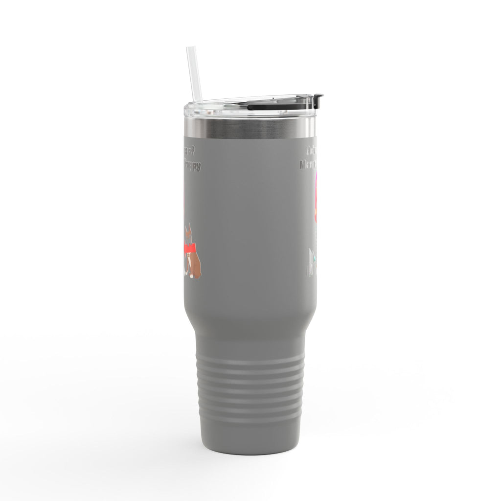 40oz Insulated Travel Mug — Adventures of Mongo and Trappy Personalized Pet & Owner Tumbler