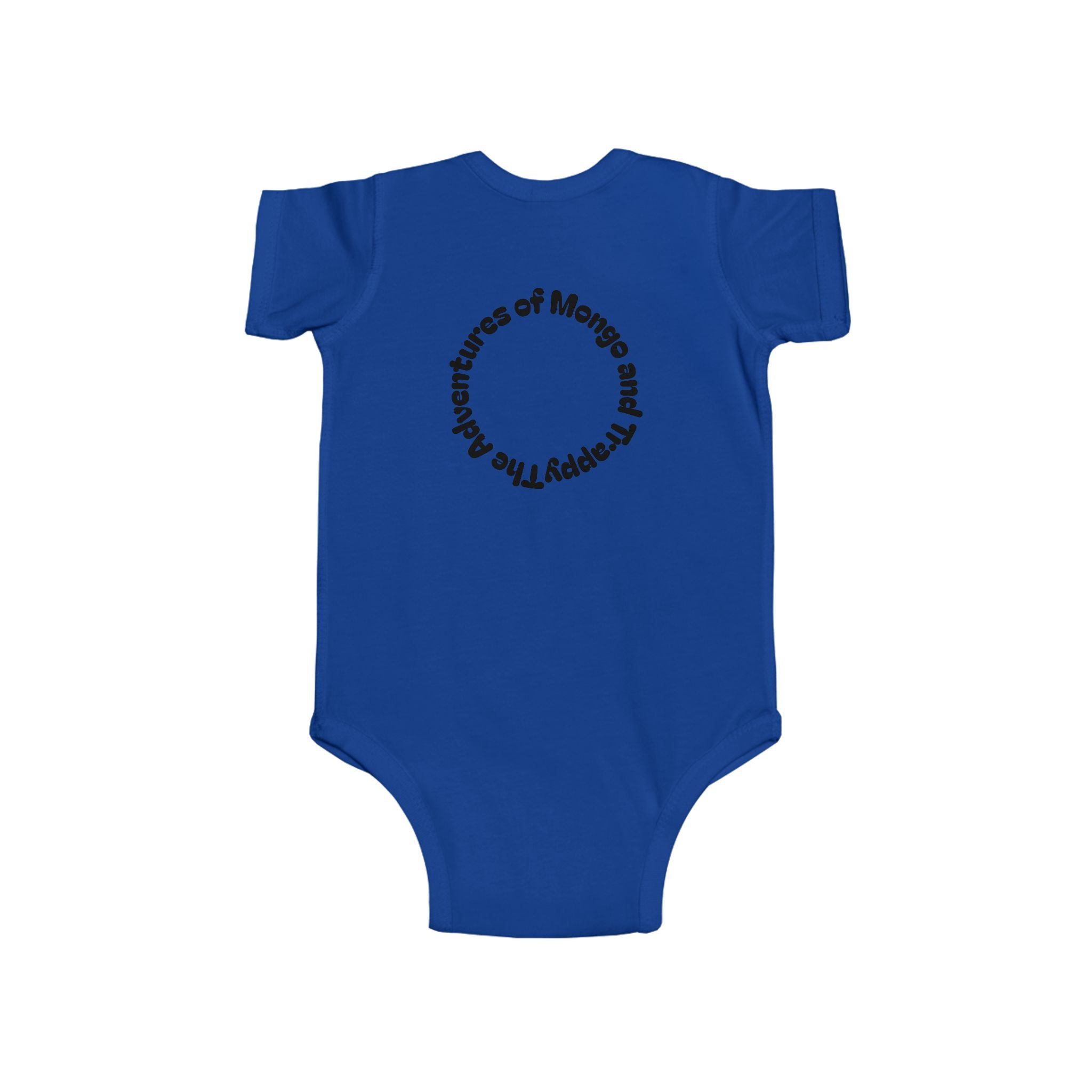 Infant Bodysuit — Cute Mangal Trappy Puppy Graphic Baby Onesie