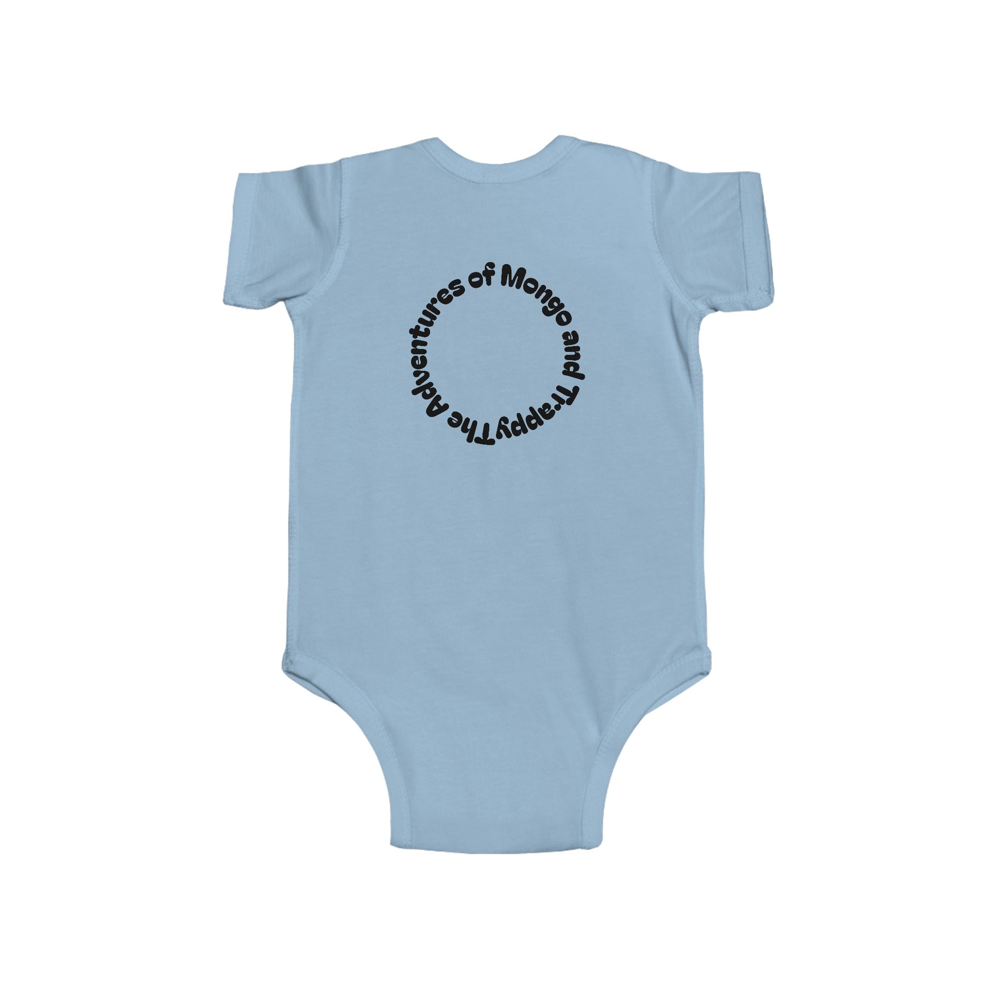 Infant Bodysuit — Cute Mangal Trappy Puppy Graphic Baby Onesie