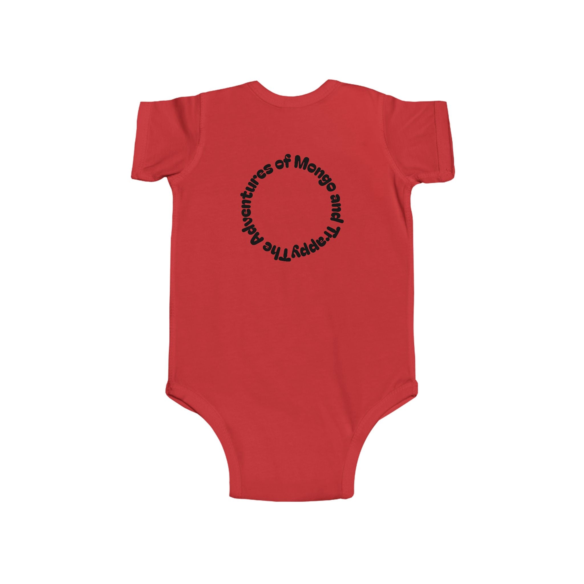 Infant Bodysuit — Cute Mangal Trappy Puppy Graphic Baby Onesie
