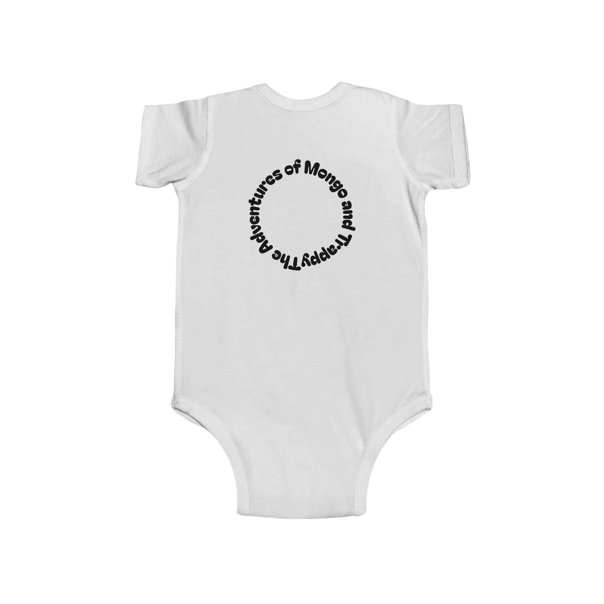 Infant Bodysuit — Cute Mangal Trappy Puppy Graphic Baby Onesie