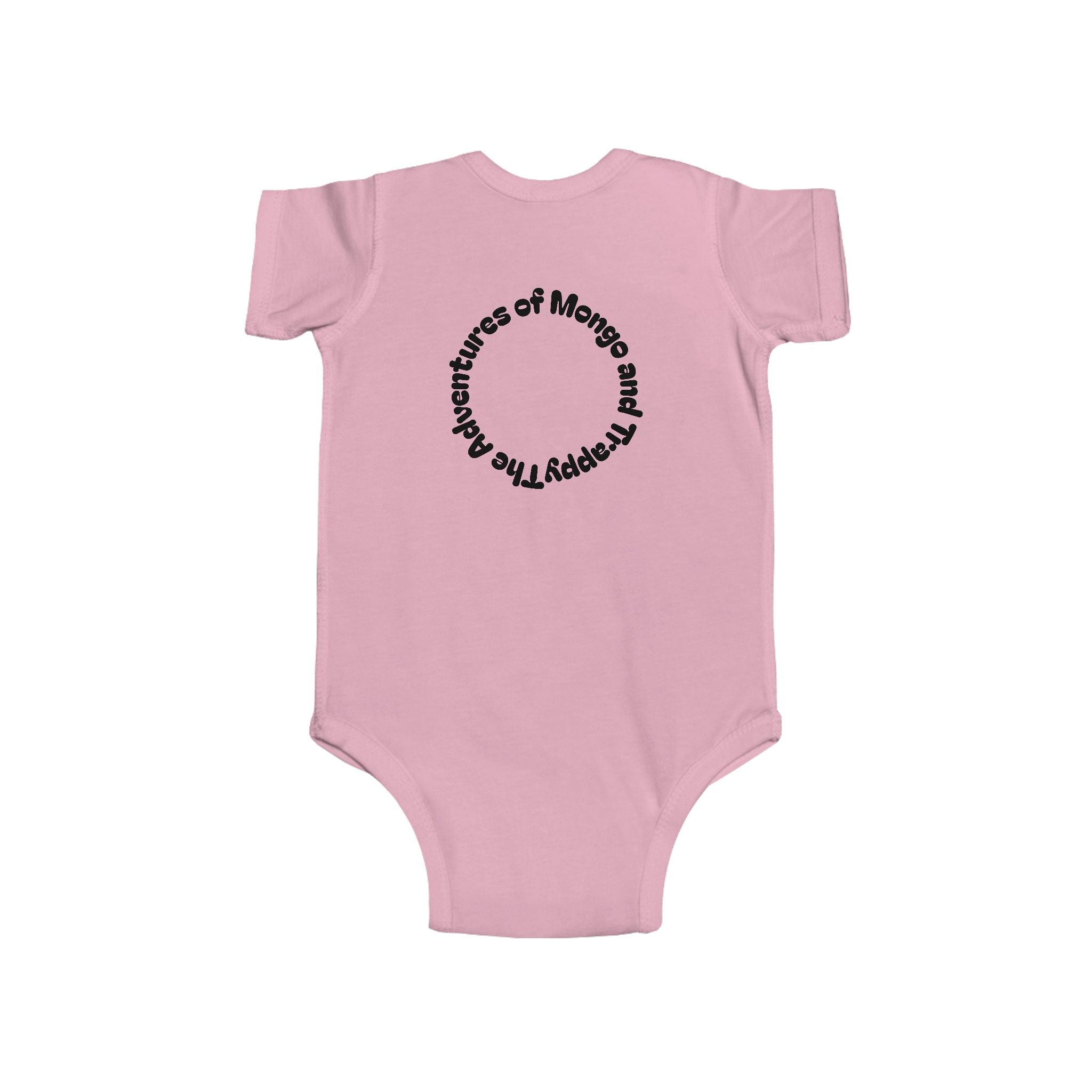 Infant Bodysuit — Cute Mangal Trappy Puppy Graphic Baby Onesie