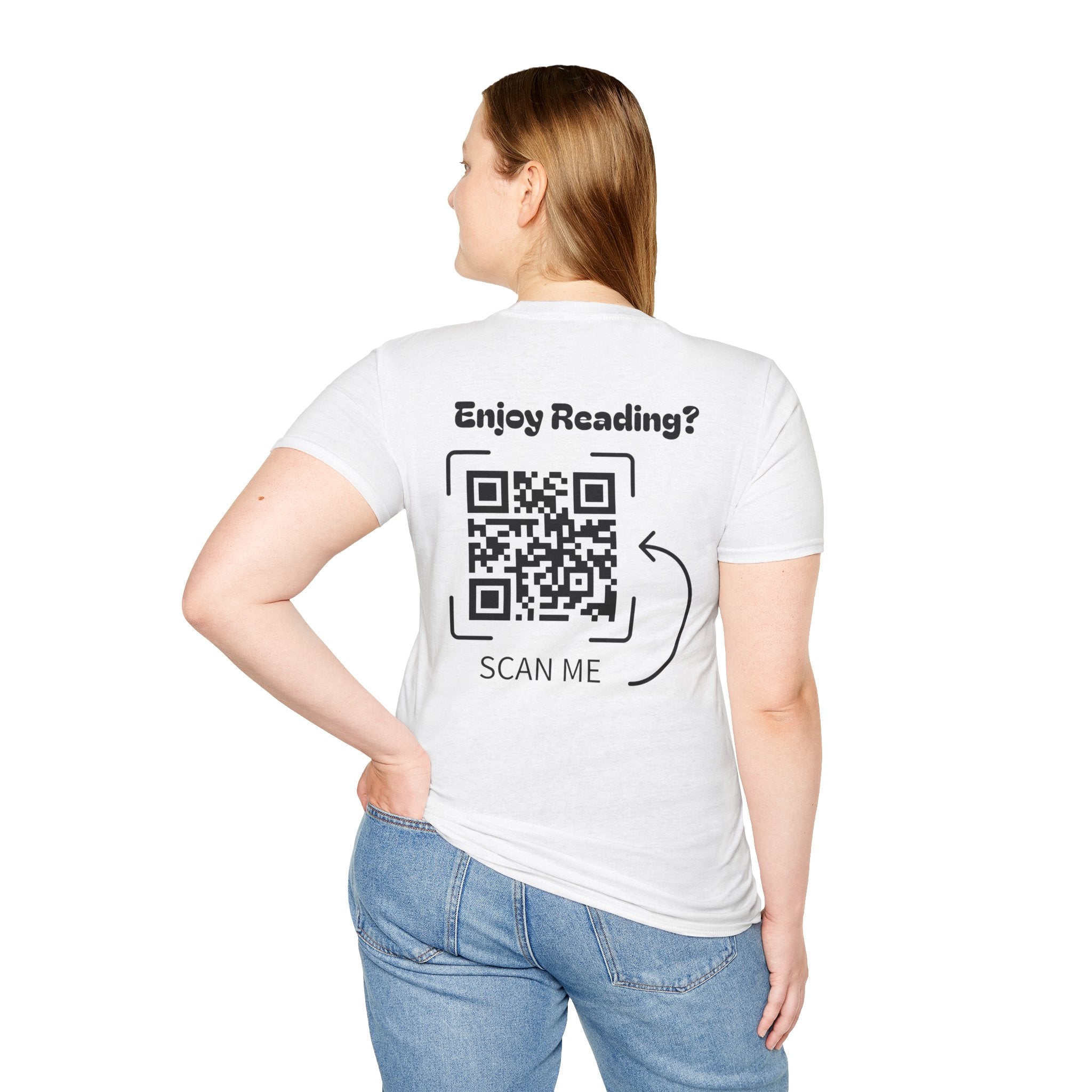 Adventure Graphic T-Shirt — “Adventures of Mongo & Trappy” with Back QR Code