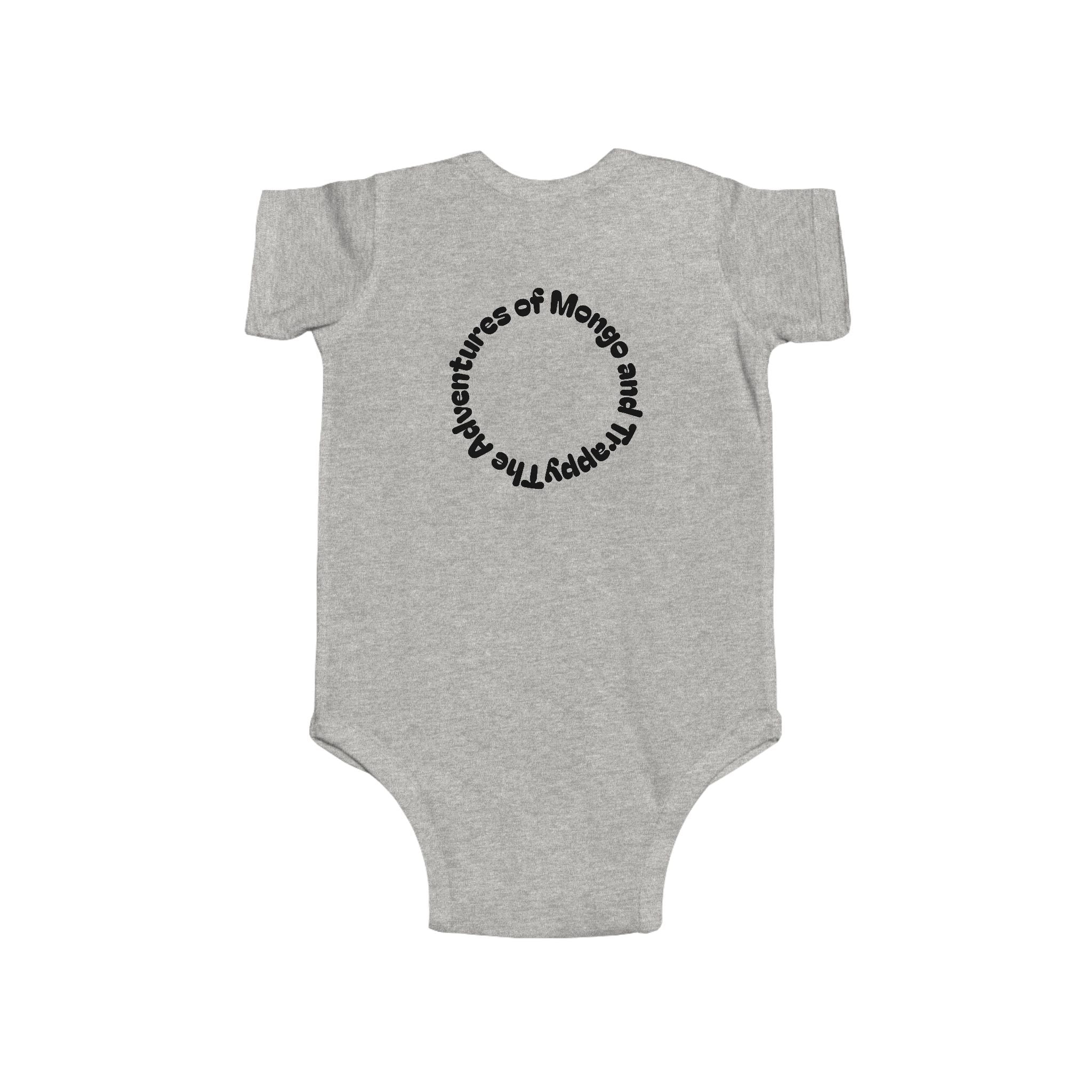 Infant Bodysuit — Cute Mangal Trappy Puppy Graphic Baby Onesie