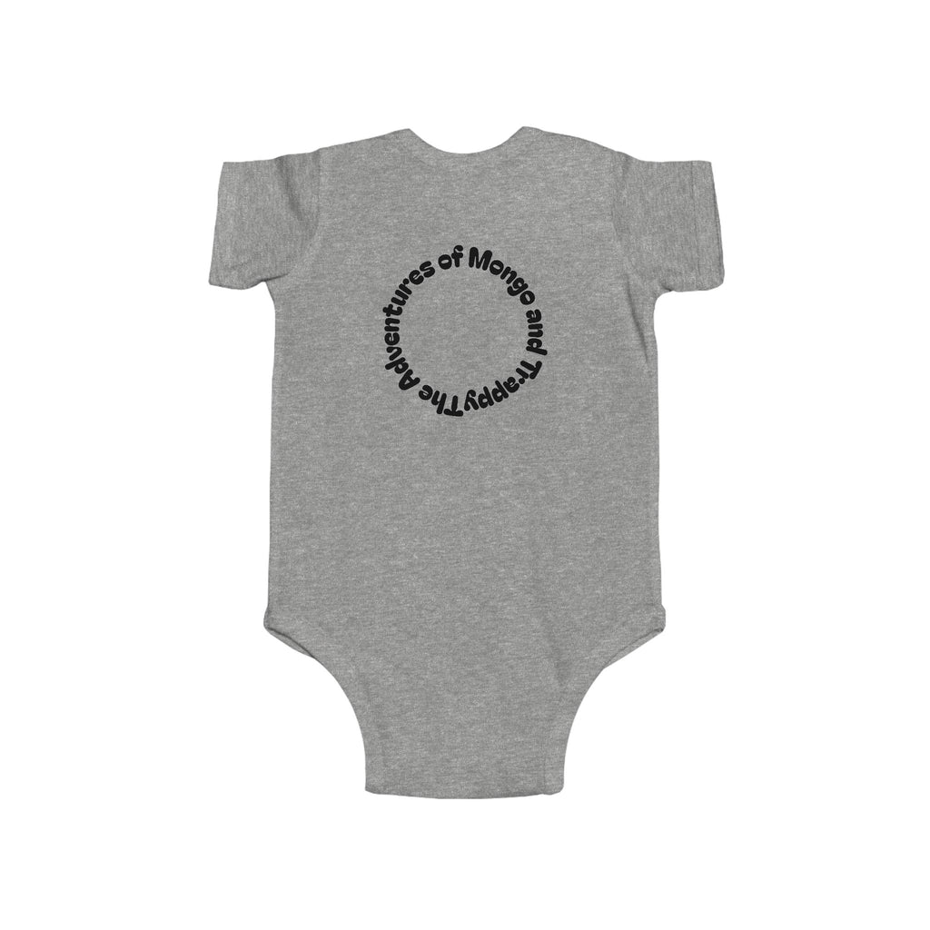 Infant Bodysuit — Cute Mangal Trappy Puppy Graphic Baby Onesie