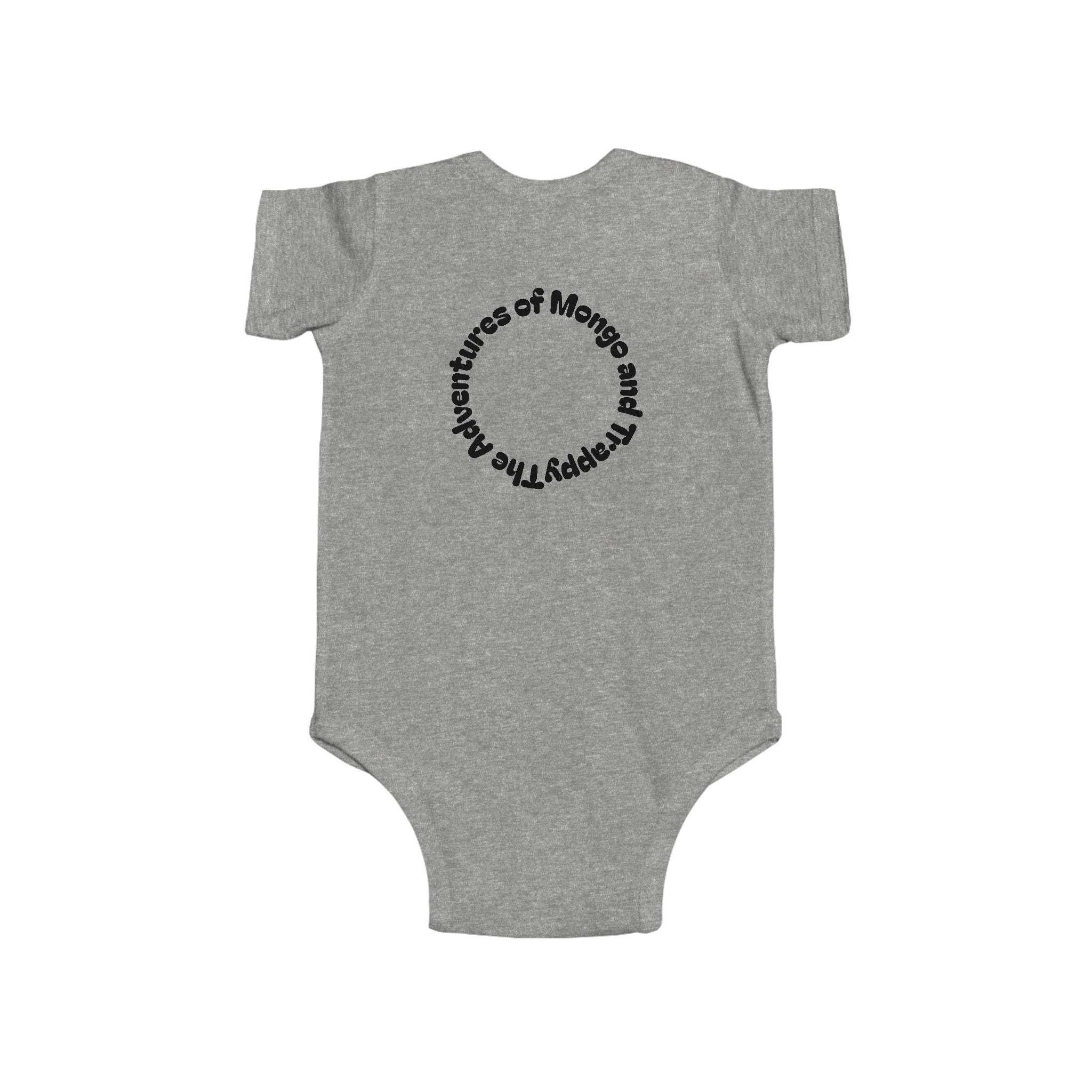 Infant Bodysuit — Cute Mangal Trappy Puppy Graphic Baby Onesie