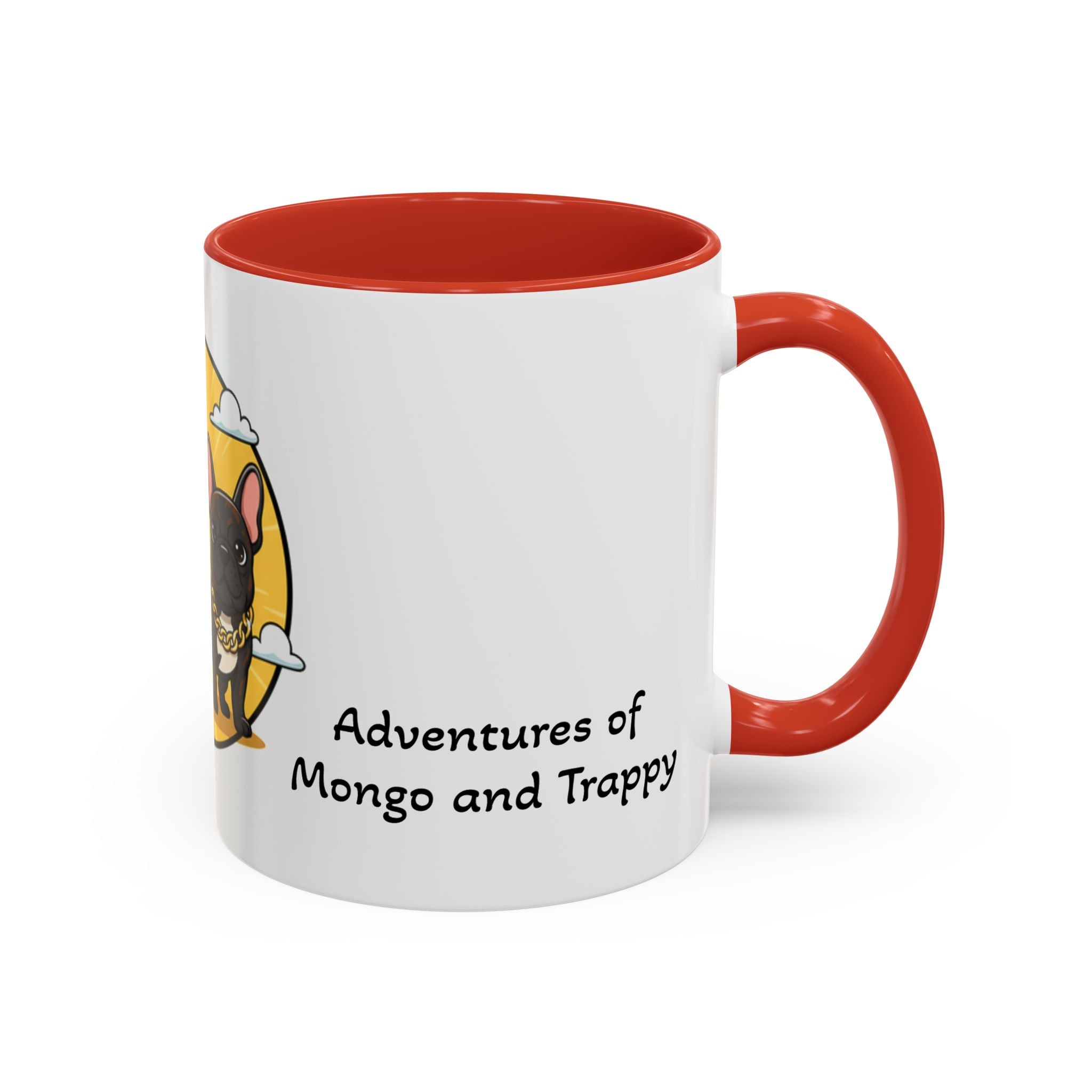 Coffee Mug — 'Adventures of Mongo and Trappy' Cartoon Dog Mug