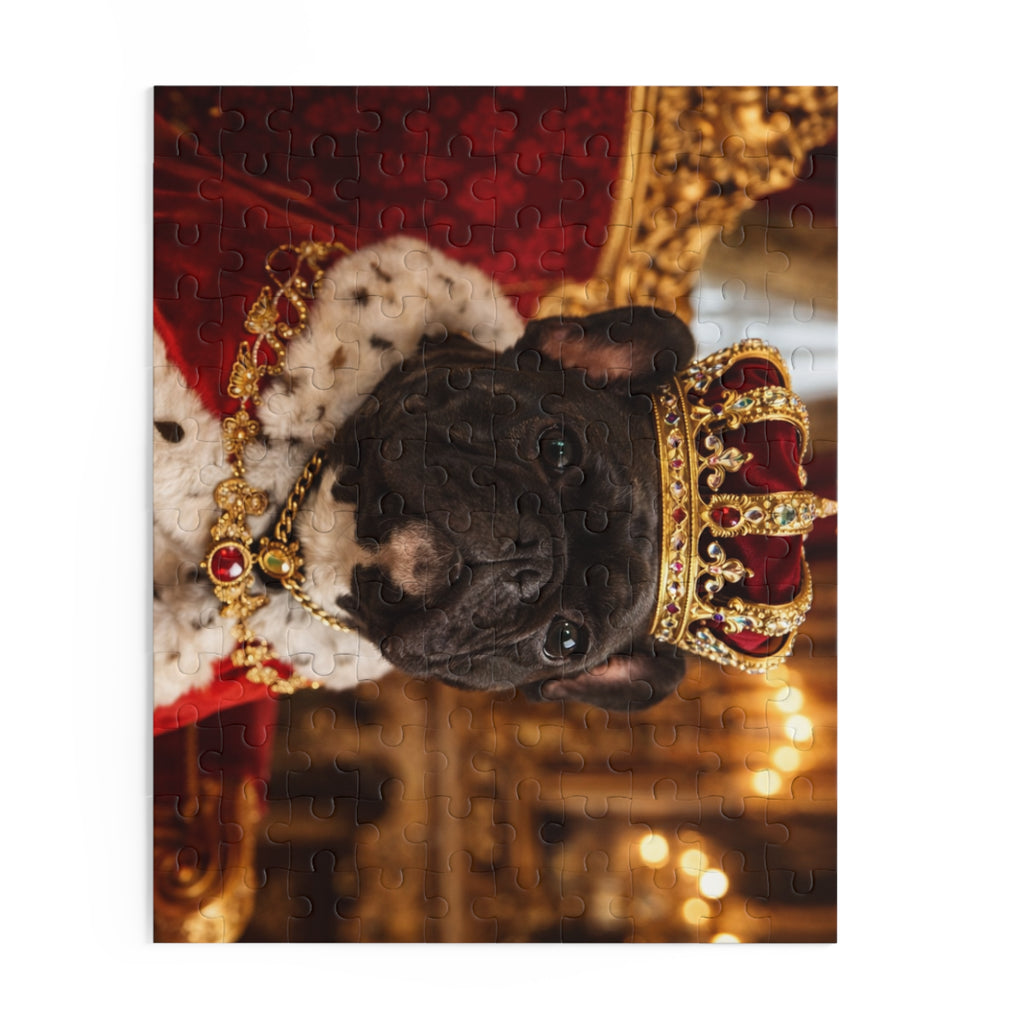 Royal French Bulldog Jigsaw Puzzle — King Pup 120/252/500-Piece
