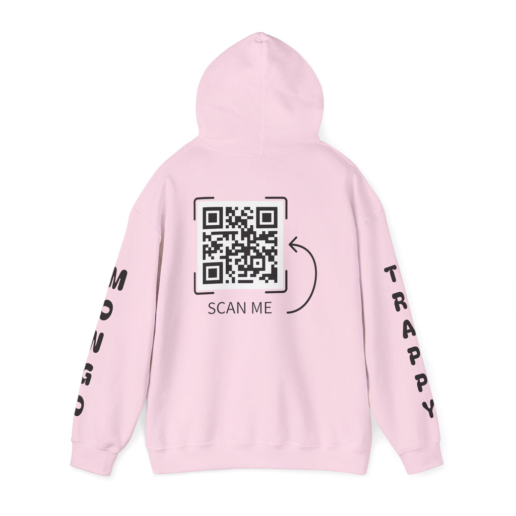 Dog Duo Hoodie — "Mongo and Trappy" Portrait Hoodie with QR Code
