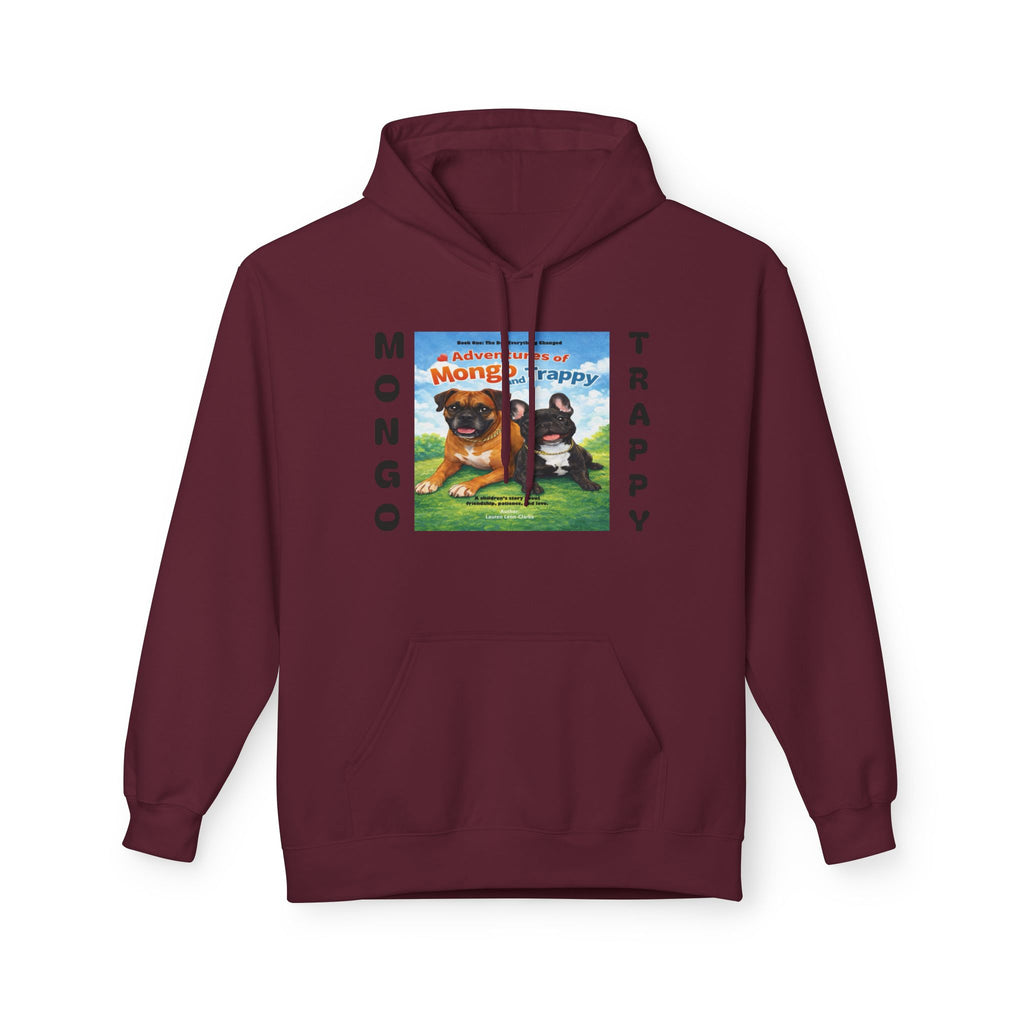 Mongo & Trappy Hoodie — "Adventures of Mongo and Trappy" QR-Scan Graphic Hoodie