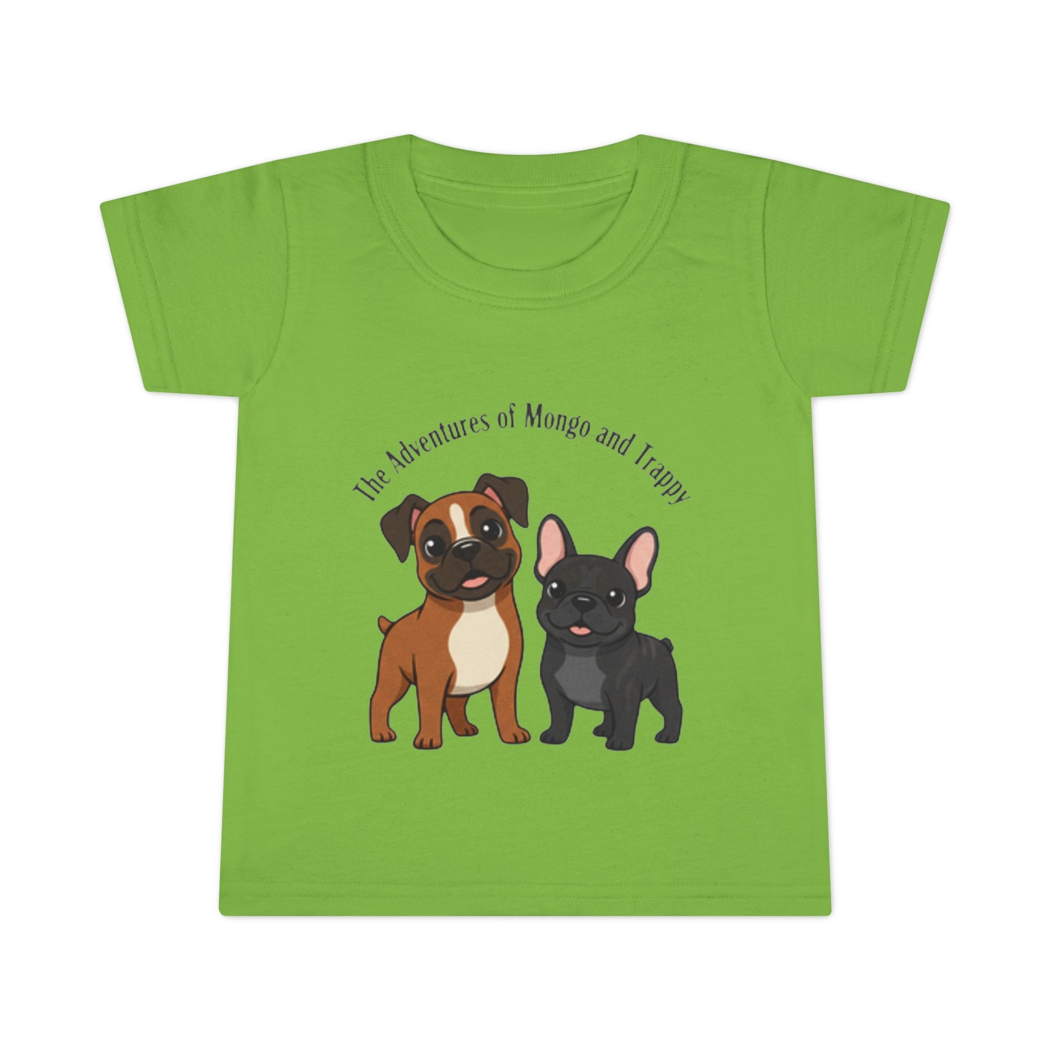 Toddler T‑Shirt  Cartoon  Pups “Mongo and Trappy”